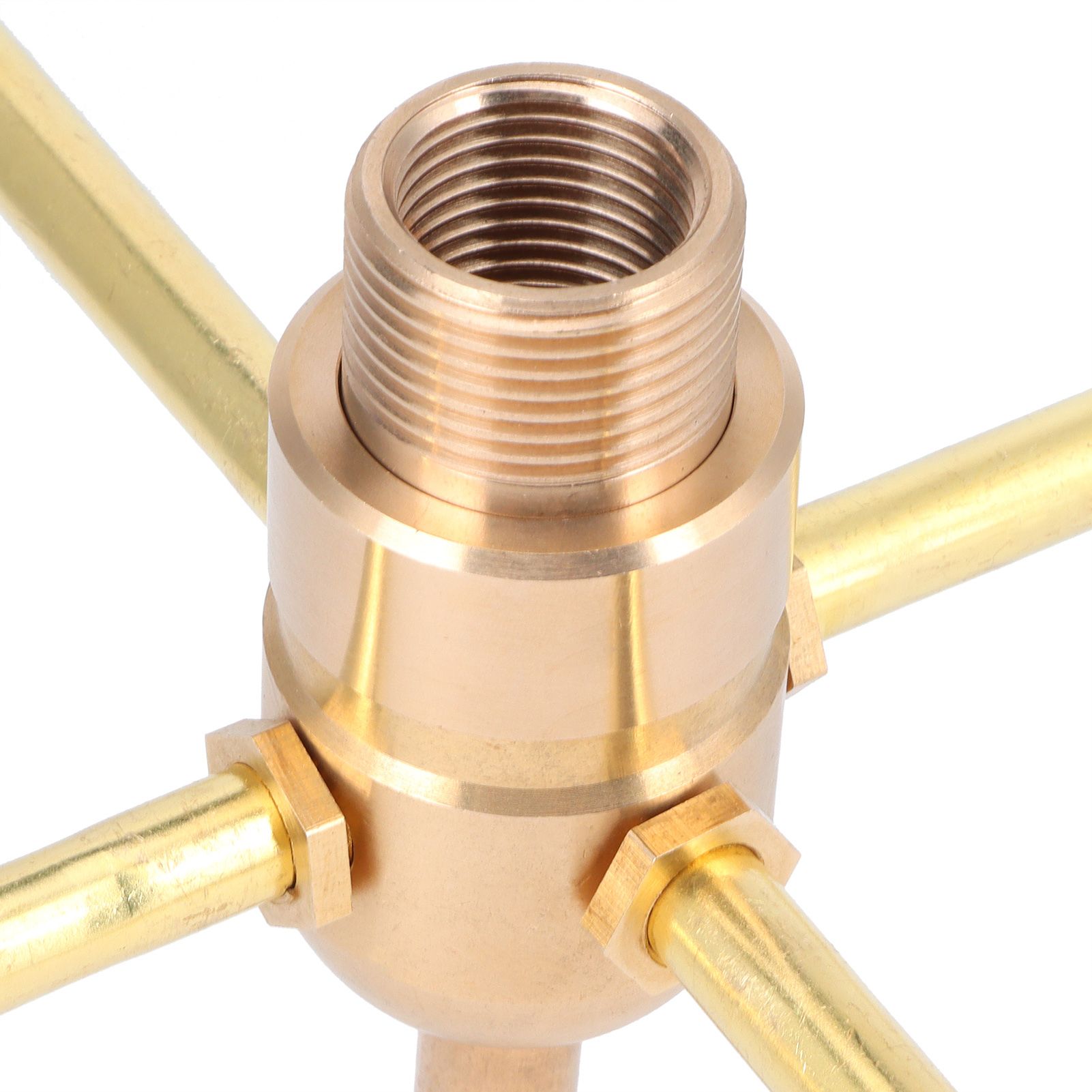 G1/2 Female Thread G3/4 Male Thread 4 Arm Rotate Water Fountain Nozzle Spray view 15