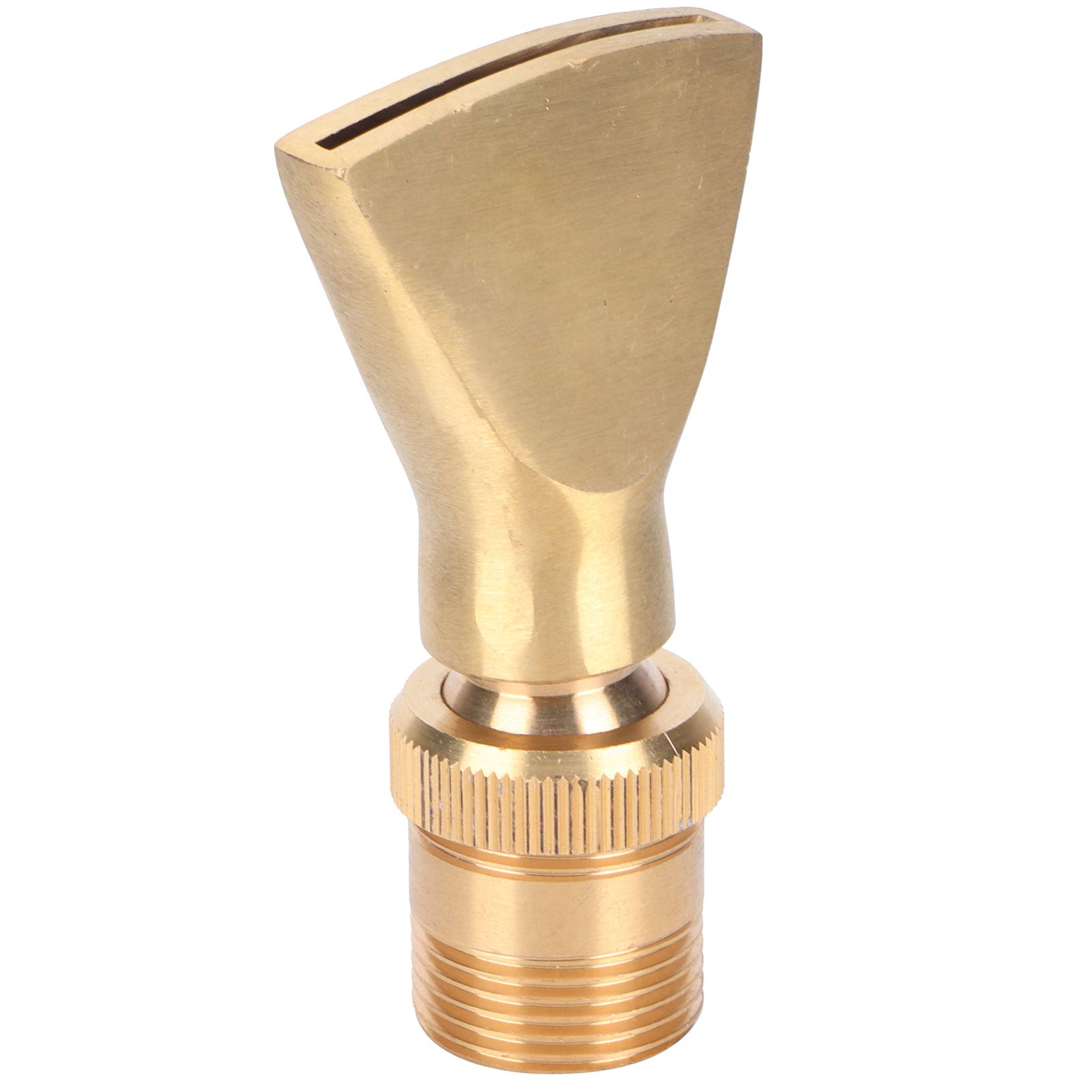 Brass Narrow Fan Jet Water Fountain Nozzle Spray Head Adjustable Pond view 8