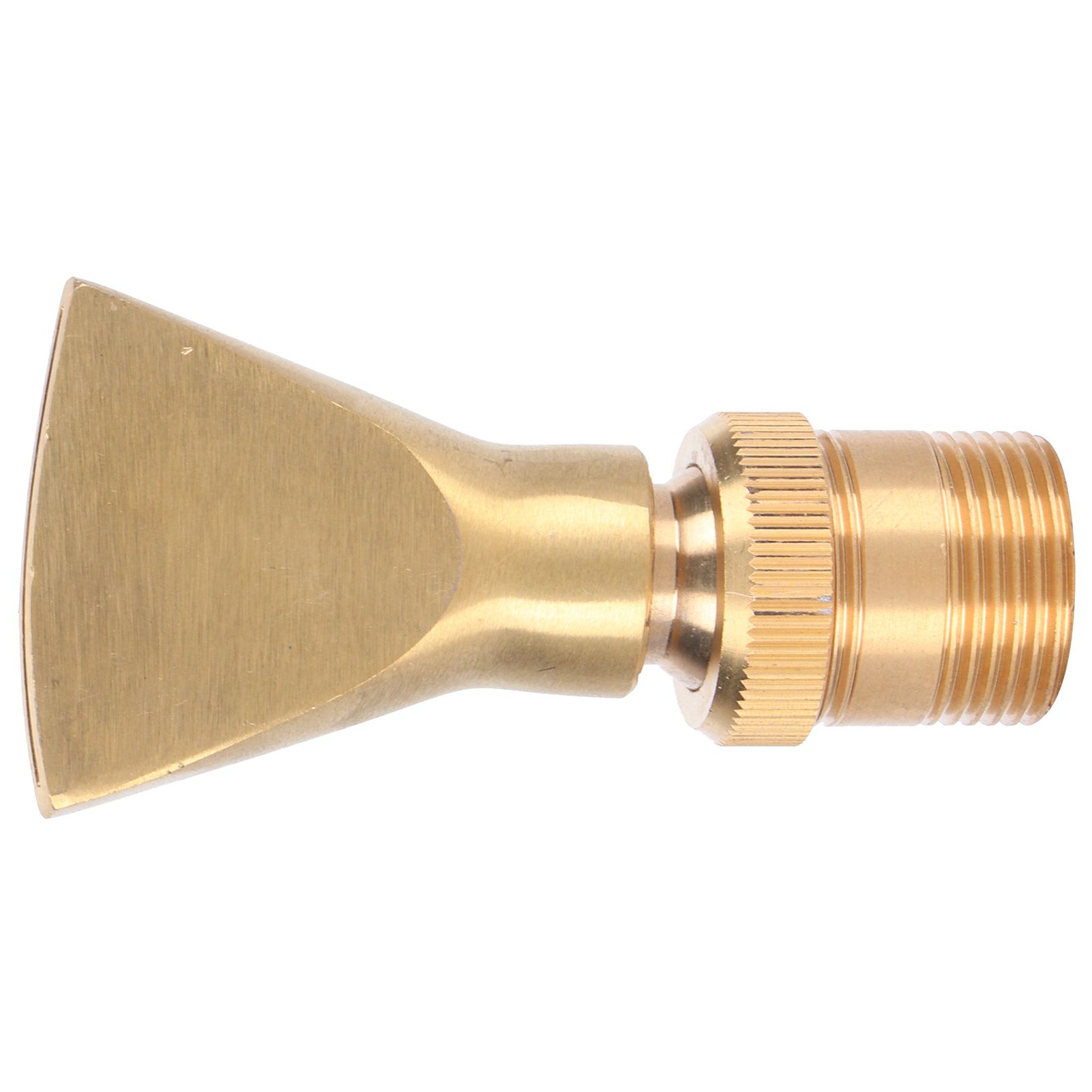 Brass Narrow Fan Jet Water Fountain Nozzle Spray Head Adjustable Pond view 9