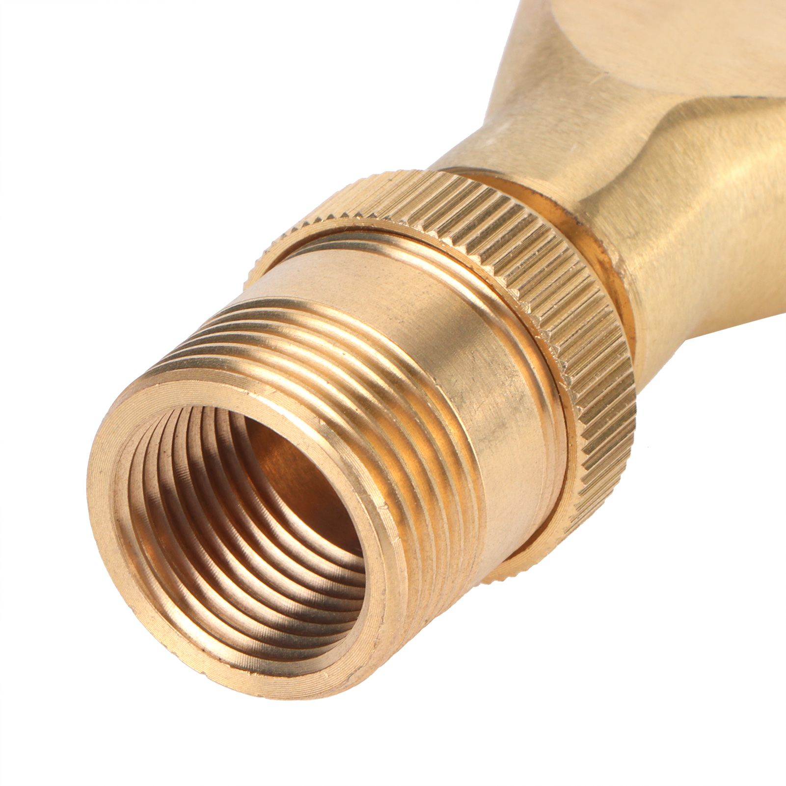 Brass Narrow Fan Jet Water Fountain Nozzle Spray Head Adjustable Pond view 13