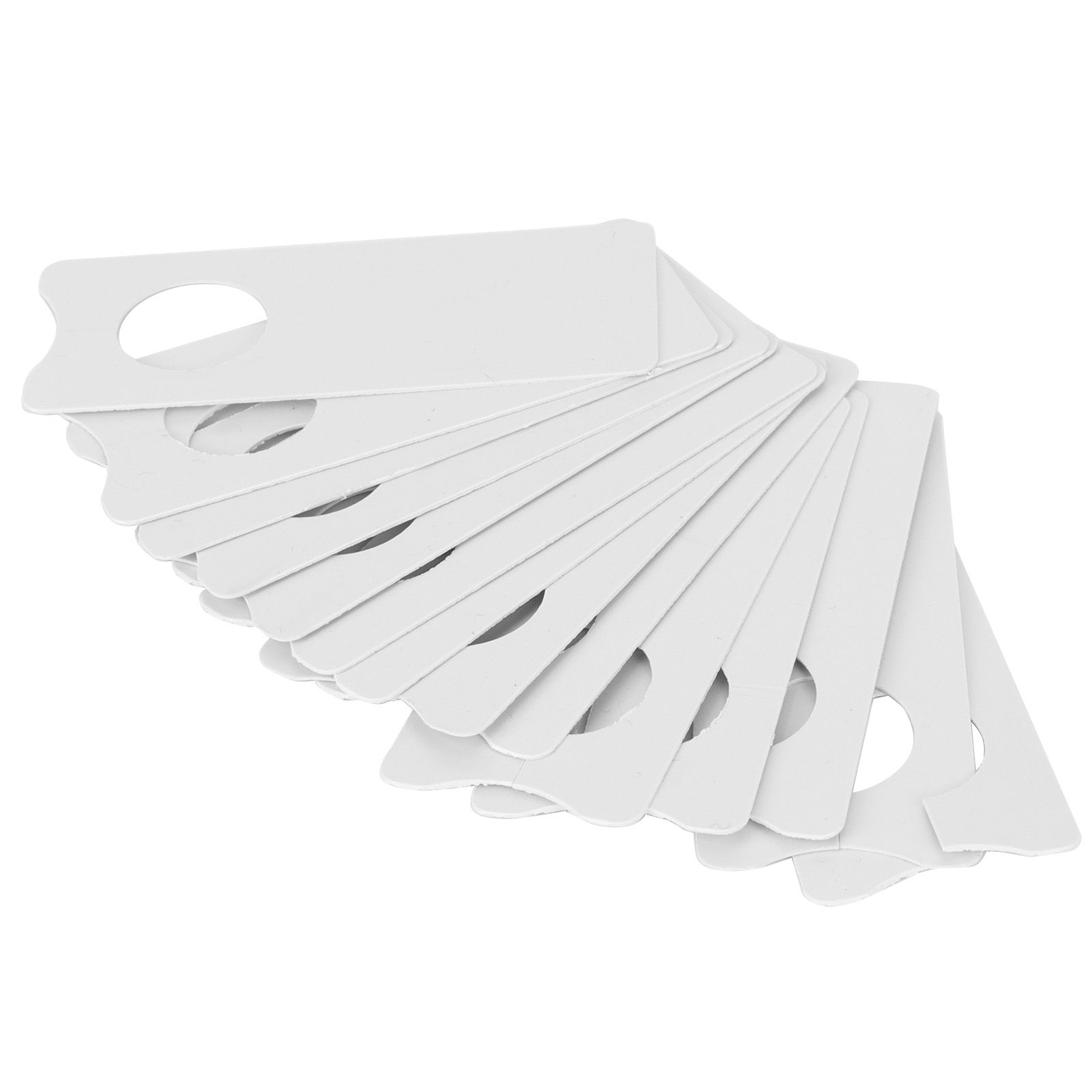 600Pcs Plant Label Waterproof White PVC Flower Hanging Marker Tag for Garden view 5
