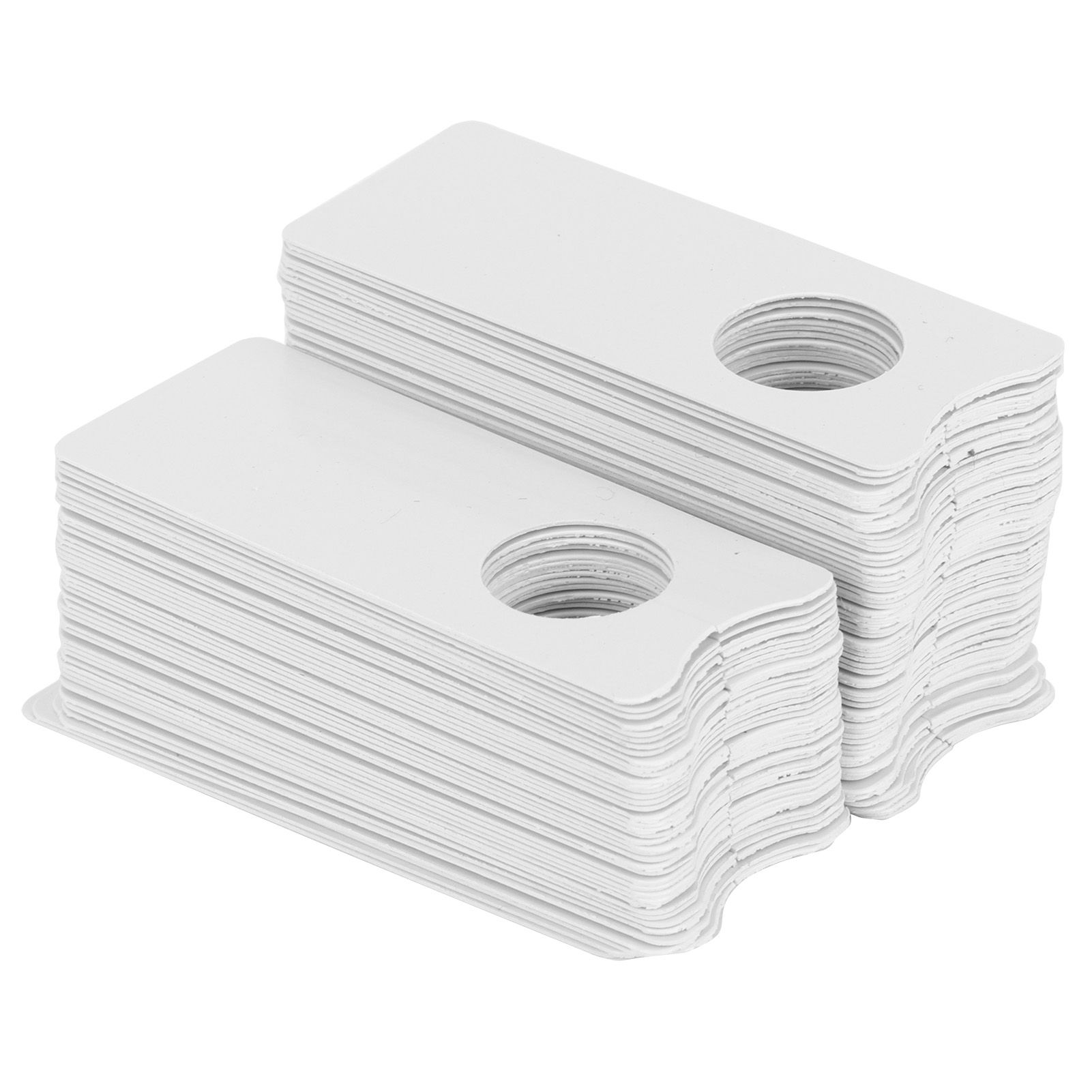 600Pcs Plant Label Waterproof White PVC Flower Hanging Marker Tag for Garden view 6