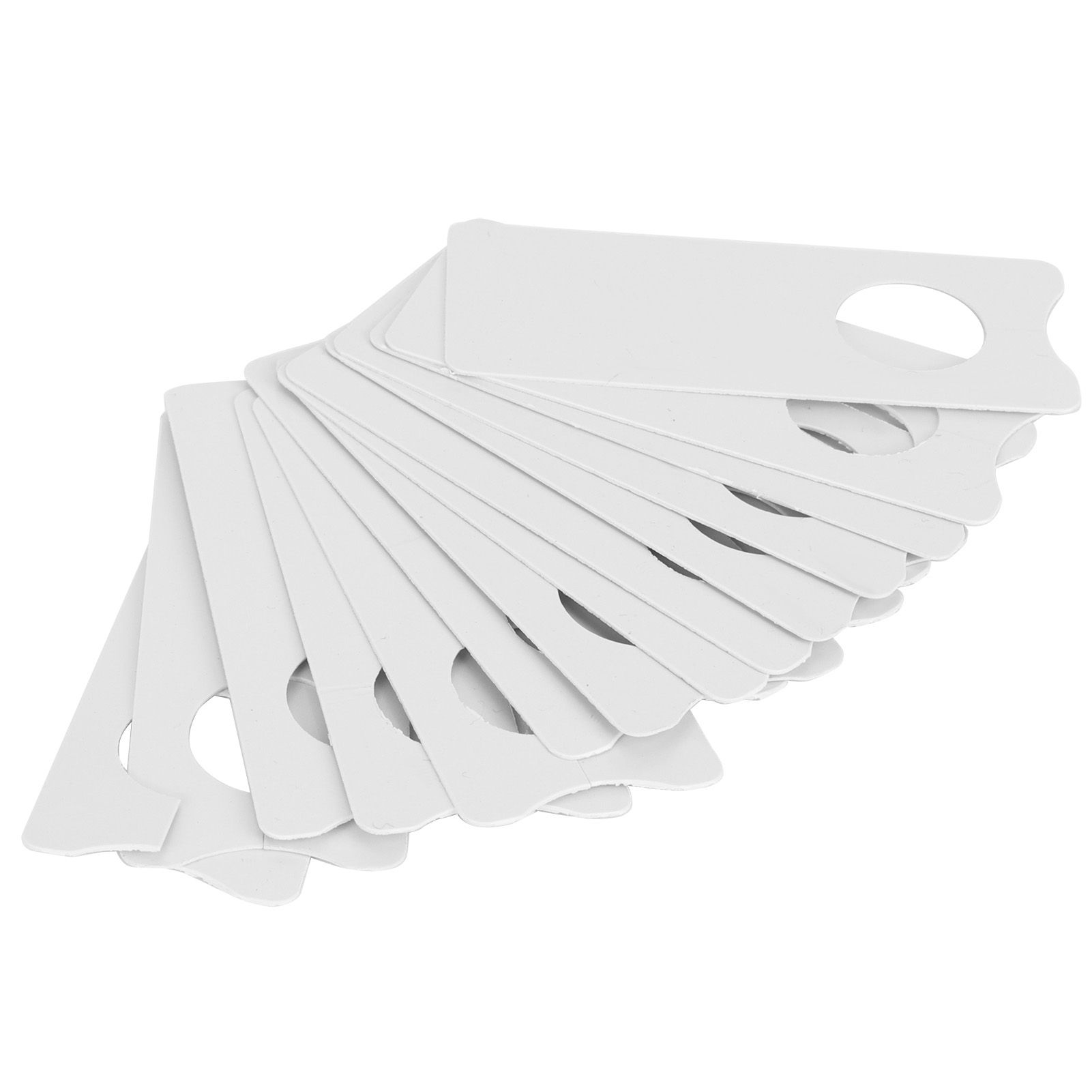 600Pcs Plant Label Waterproof White PVC Flower Hanging Marker Tag for Garden view 9