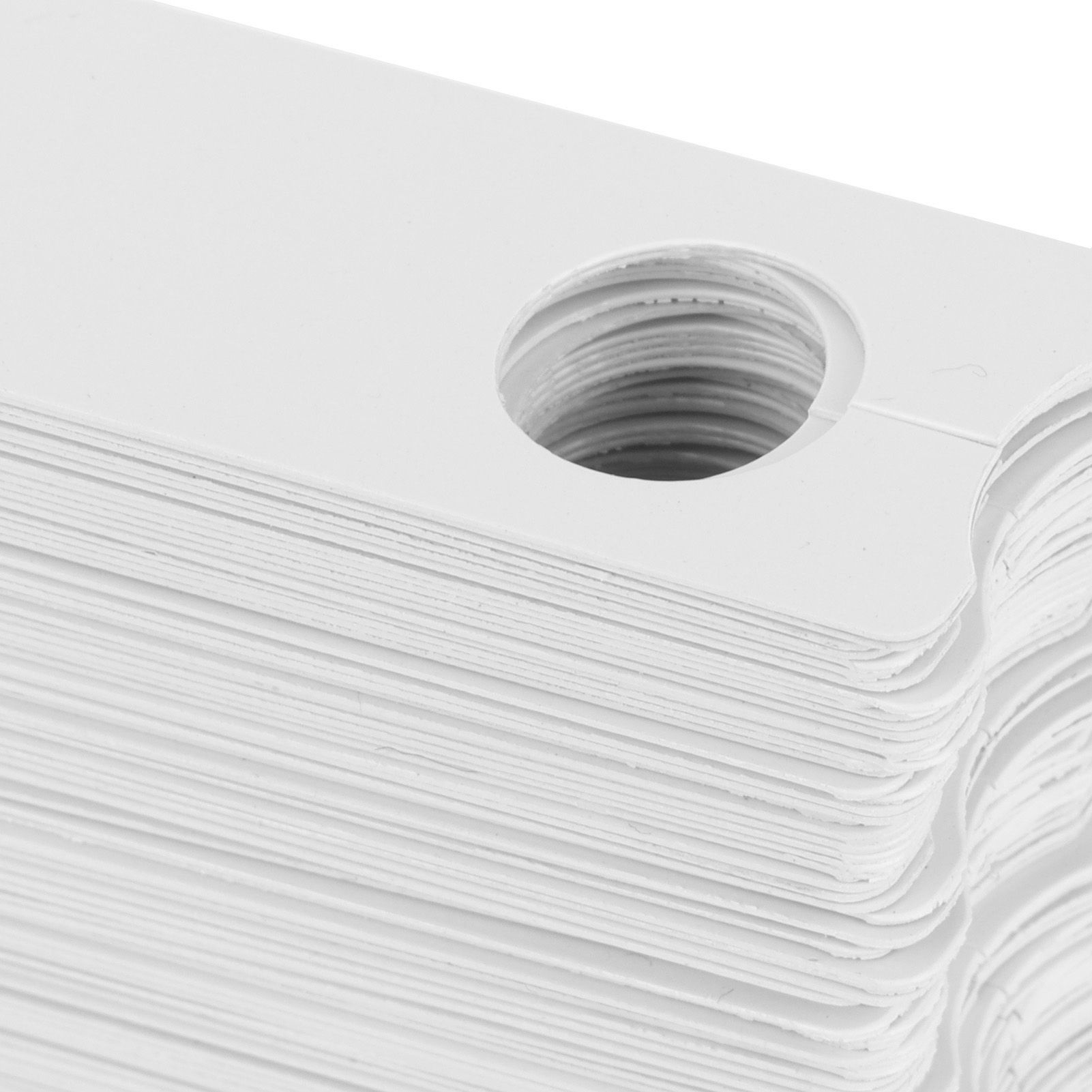 600Pcs Plant Label Waterproof White PVC Flower Hanging Marker Tag for Garden view 14