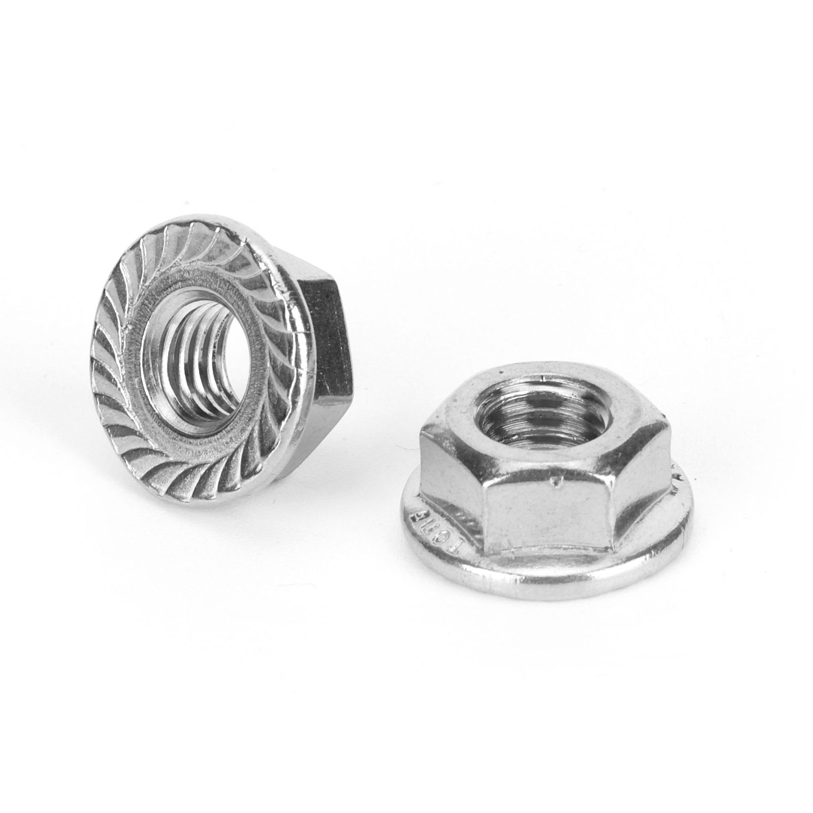 25Pcs Flange Nut Corrosion Resistant Stainless Steel Nuts Greenhouse Supplies view 14