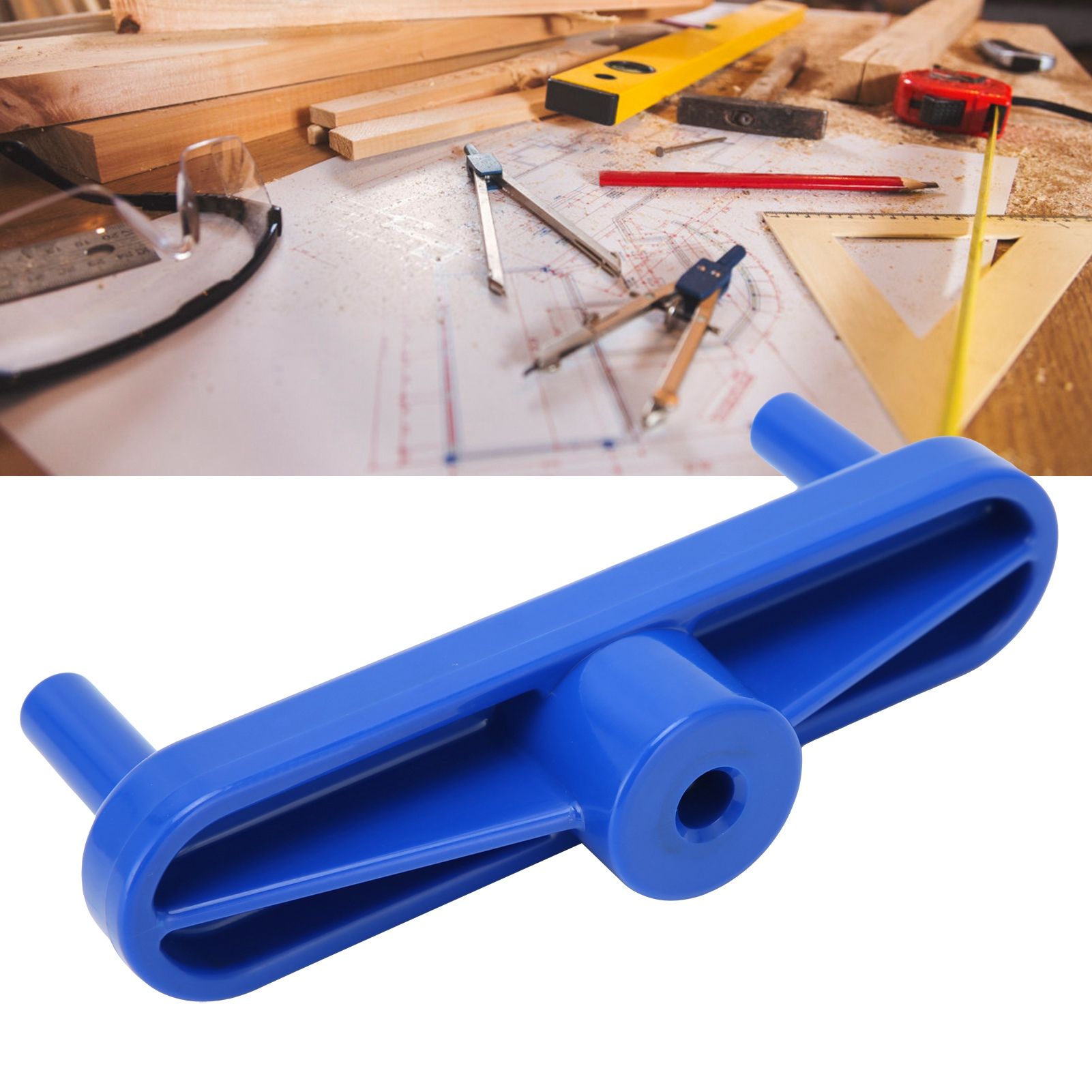 Woodworking Marking Center Finder Hand Tool Scribe Gauge Hole Drilling Locator view 11