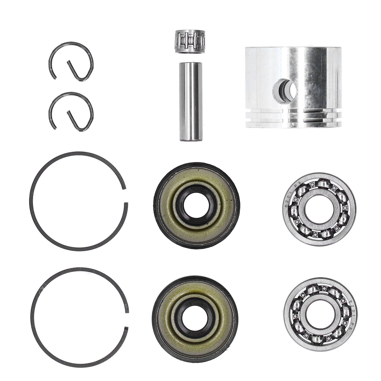 41.1mm Piston Kit Crank Bearing Fit for Poulan 220 221 260 1950 2150 2250 2450 view 4
