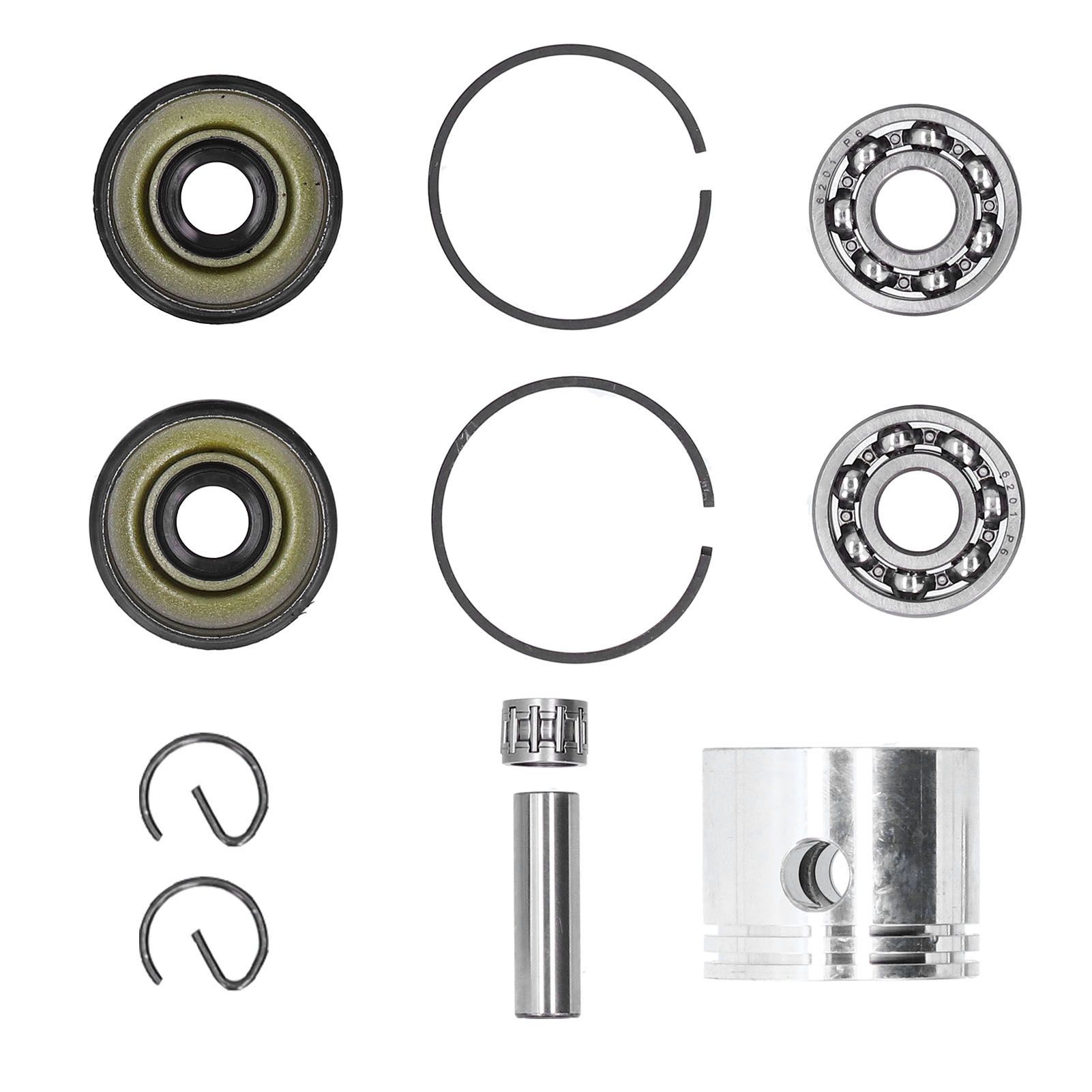 41.1mm Piston Kit Crank Bearing Fit for Poulan 220 221 260 1950 2150 2250 2450 view 7