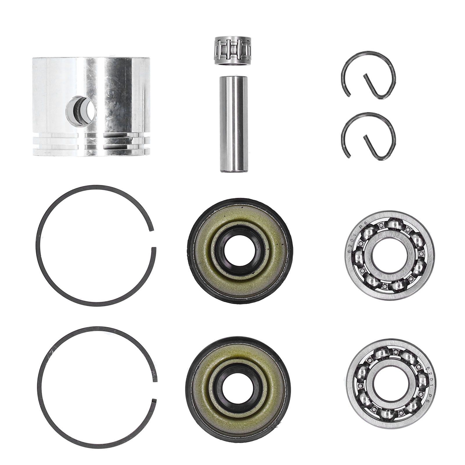 41.1mm Piston Kit Crank Bearing Fit for Poulan 220 221 260 1950 2150 2250 2450 view 9