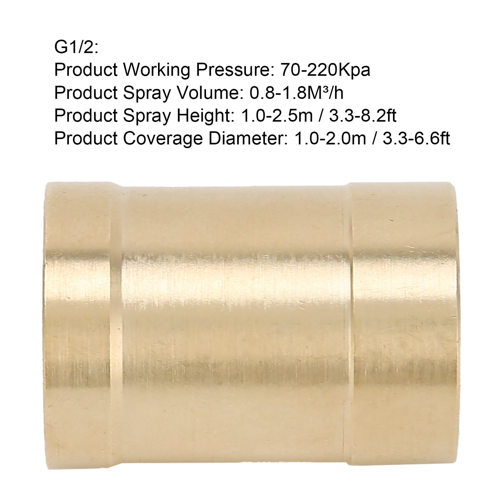 Female Thread Brass Spray Nozzle Cooling Spray Head Automatic Irrigation view 13