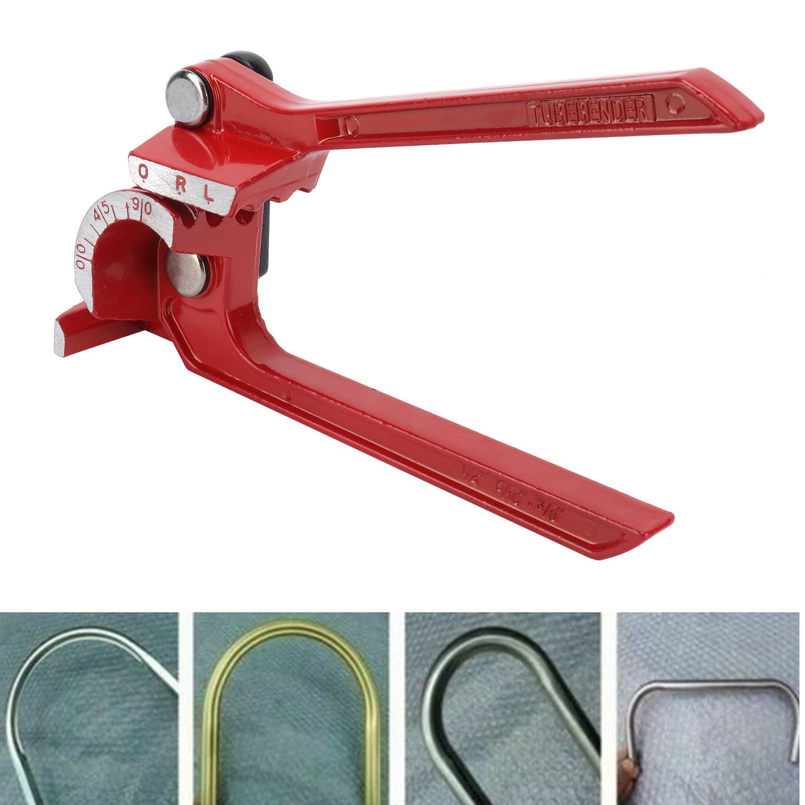 3in 1 Tube Bender Manual Tubing Bending Tools for 6mm 8mm 10mm 3 Slot 90° view 12