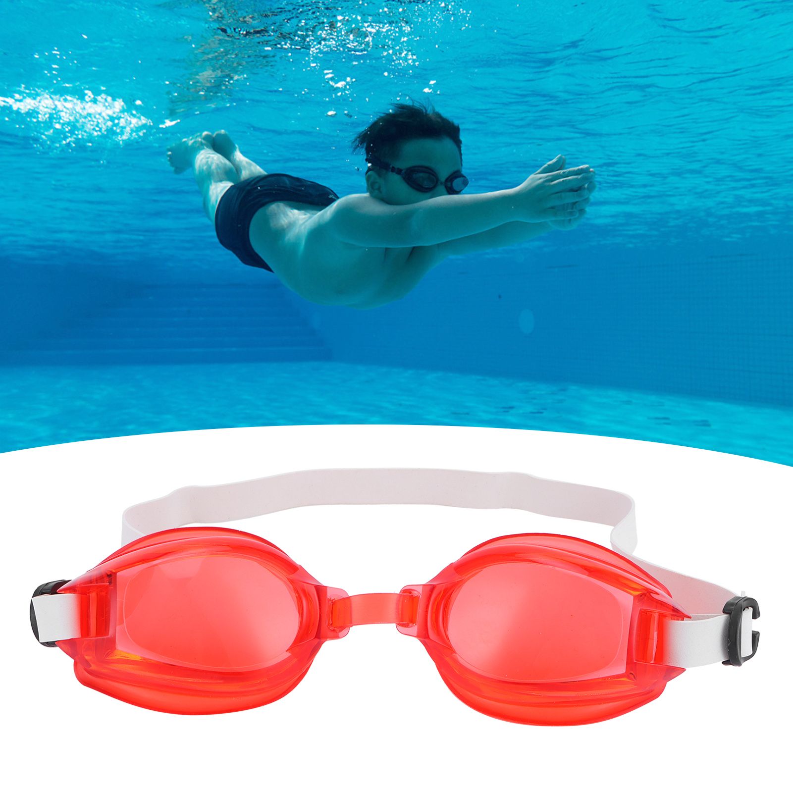 Children's Swimming Goggles Adjustable NoLeaking Swimming Glasses for Younger view 11