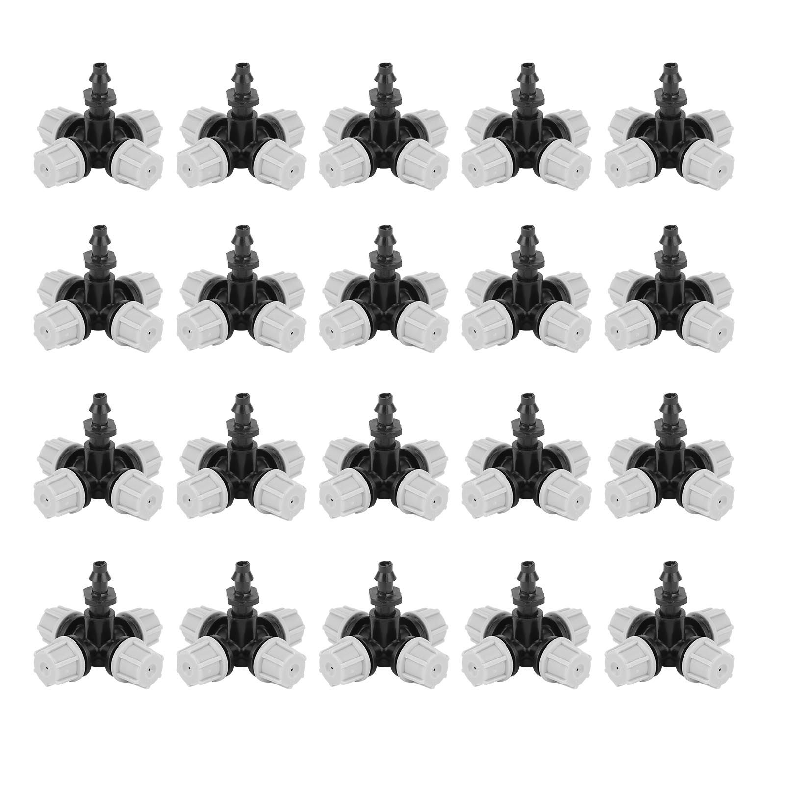 20PCS Cross Misting Sprinkler with Barbed Connector Garden Irrigation view 2