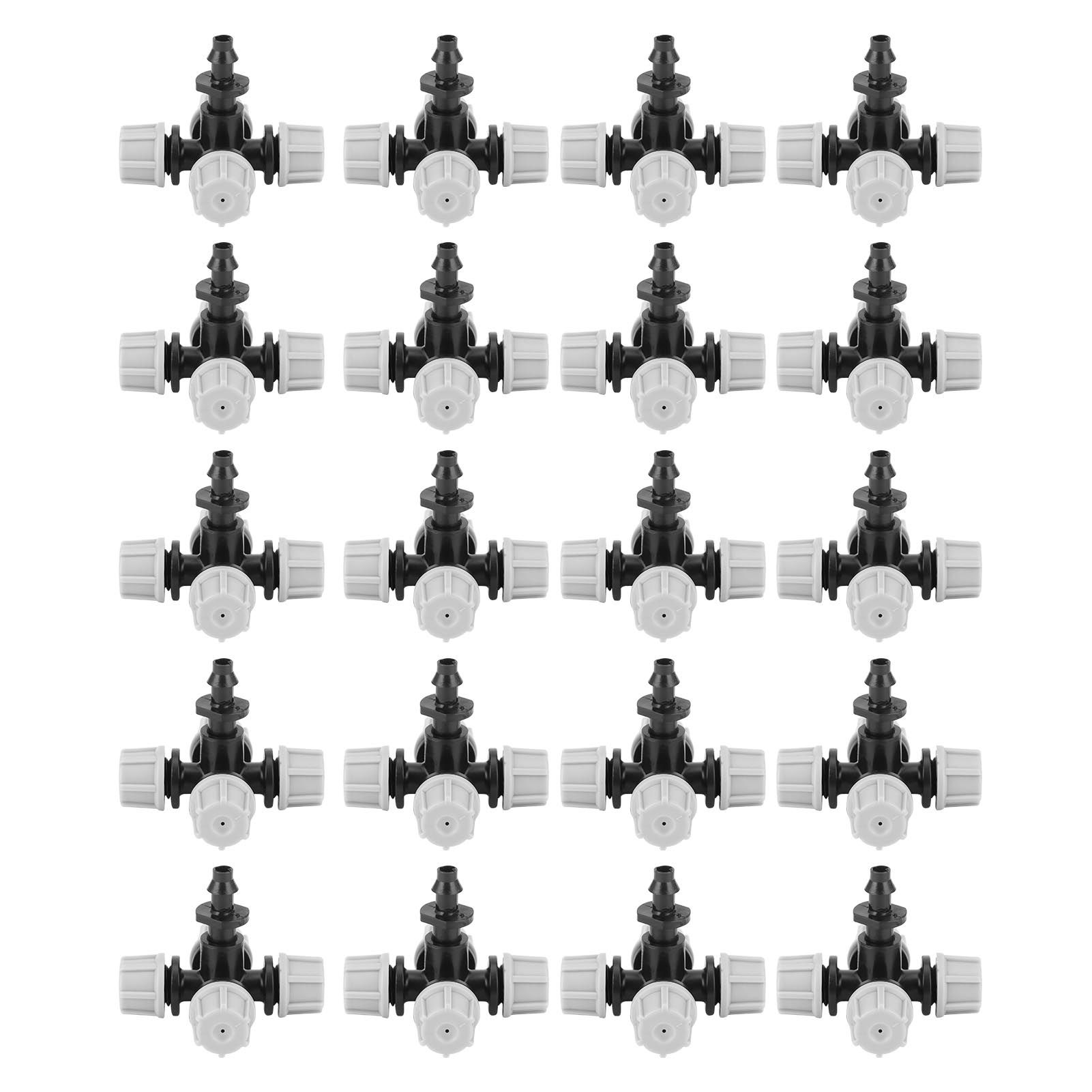 20PCS Cross Misting Sprinkler with Barbed Connector Garden Irrigation view 3