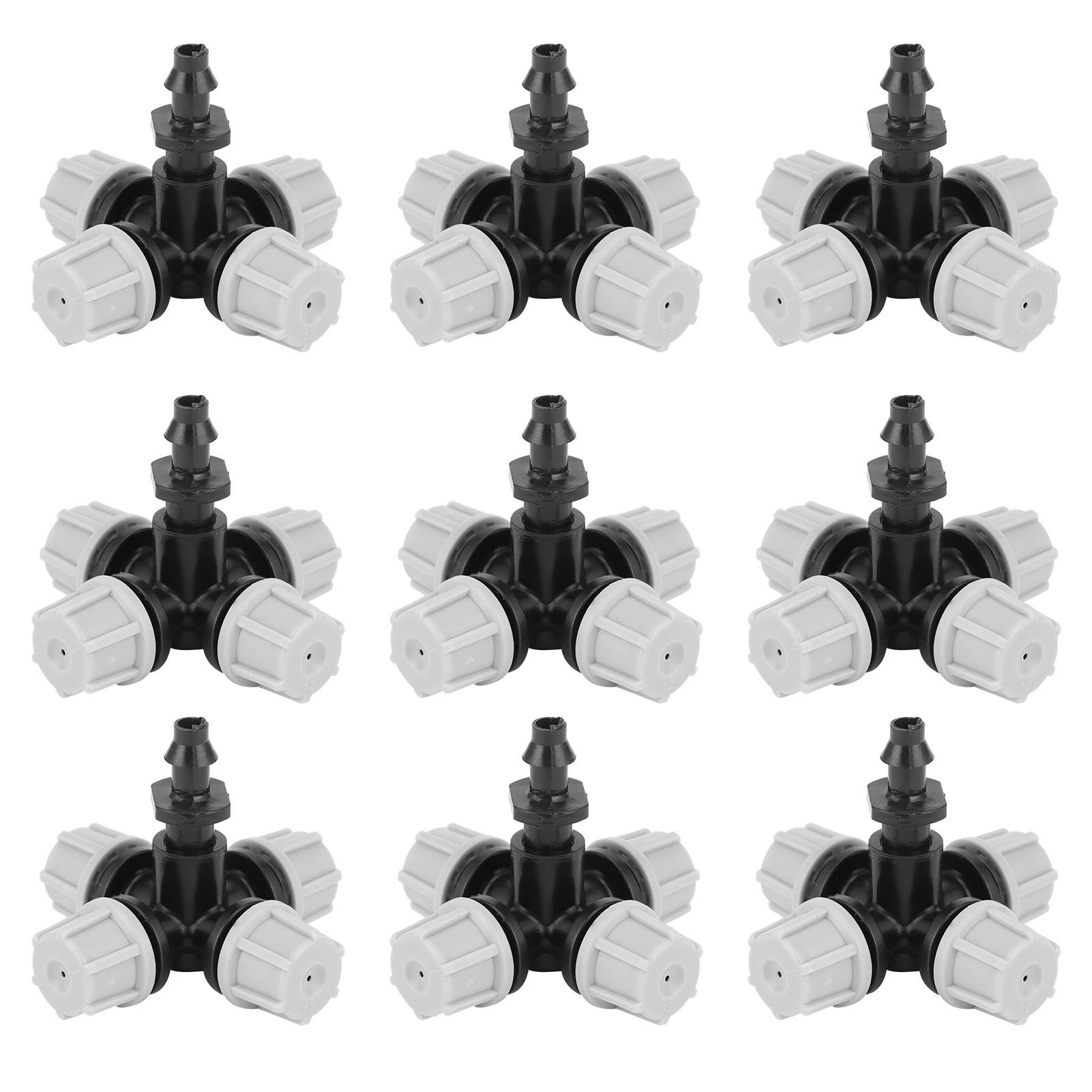 20PCS Cross Misting Sprinkler with Barbed Connector Garden Irrigation view 5