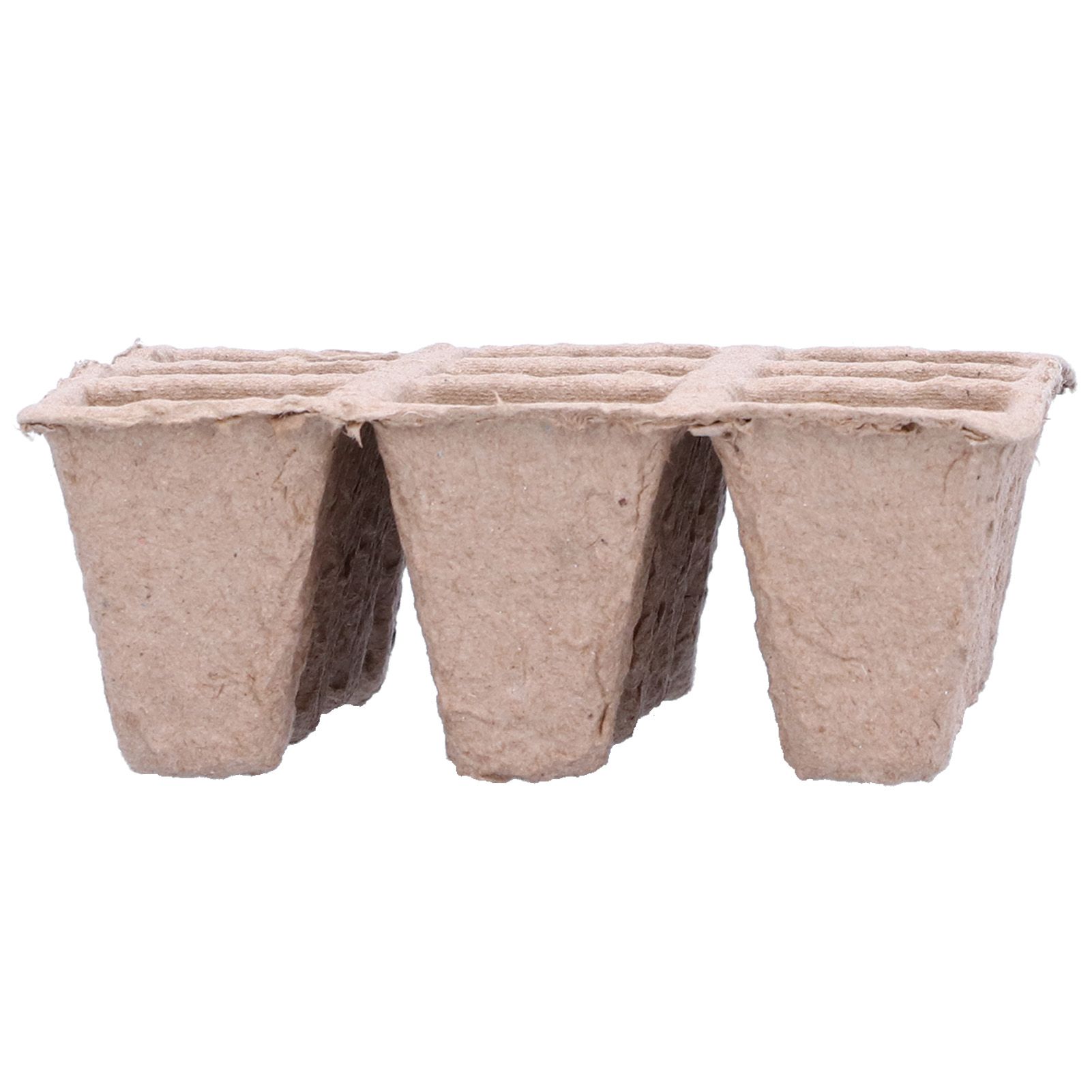 10Pcs 12‑Grid Paper Peat Pot Degradable Nursery Seedling Cup Gardening Accessory view 6