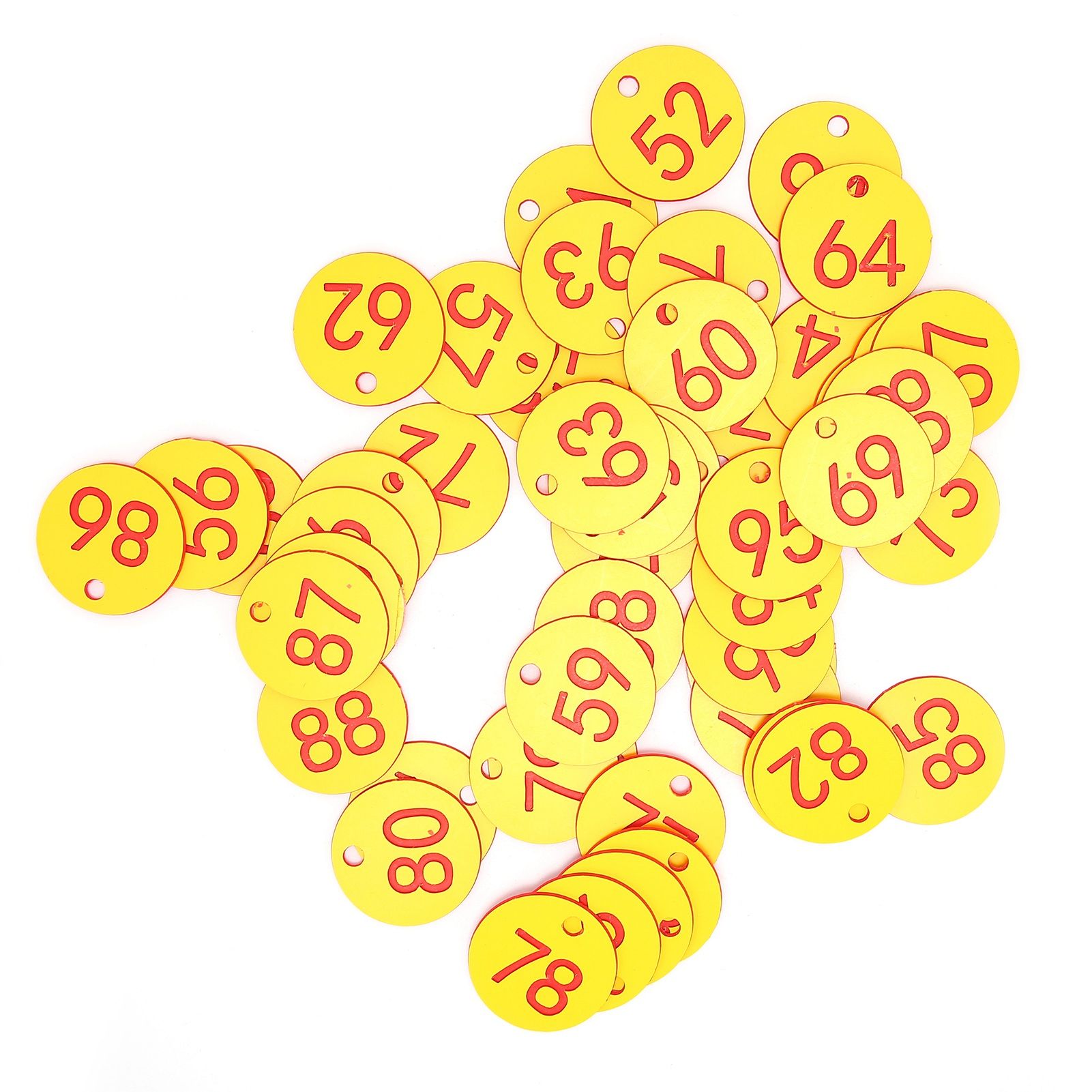 50Pcs Beehive Tag ABS Round Numbered Sign Labels with Hole Livestock Accessory view 3