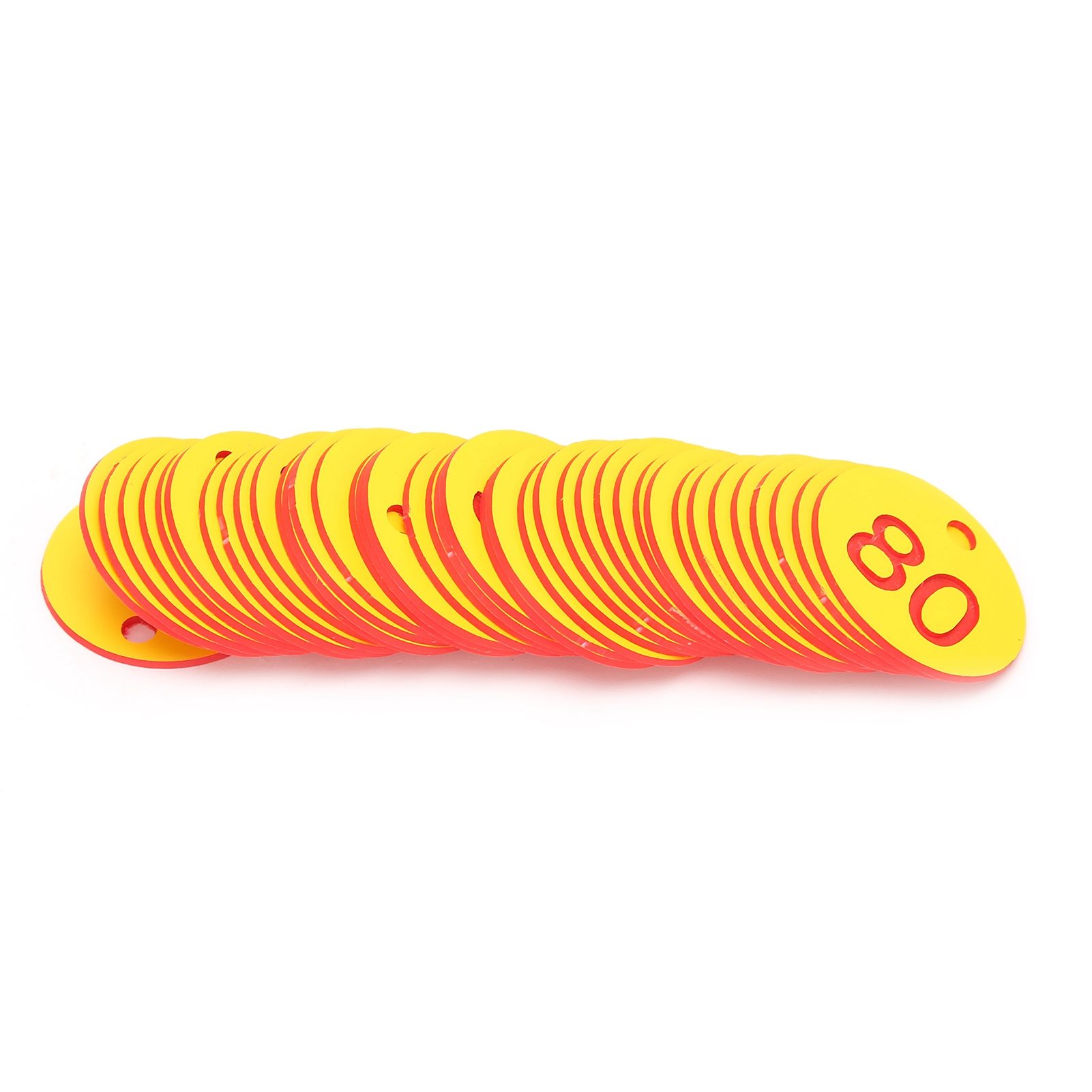50Pcs Beehive Tag ABS Round Numbered Sign Labels with Hole Livestock Accessory view 8