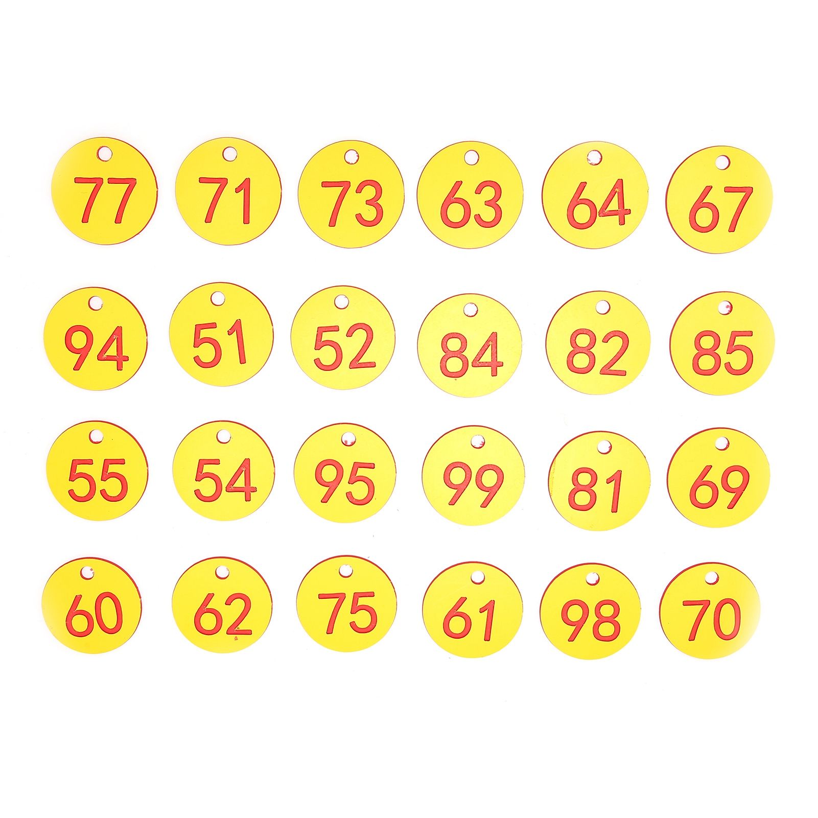 50Pcs Beehive Tag ABS Round Numbered Sign Labels with Hole Livestock Accessory view 10