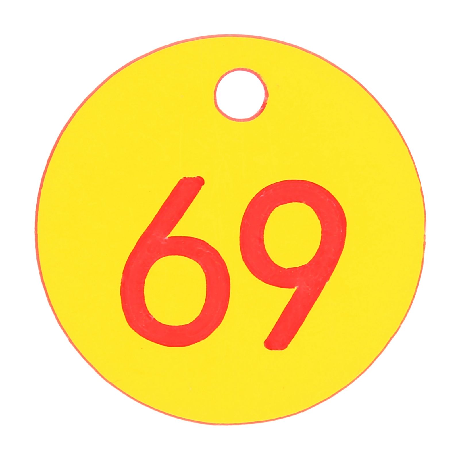 50Pcs Beehive Tag ABS Round Numbered Sign Labels with Hole Livestock Accessory view 13