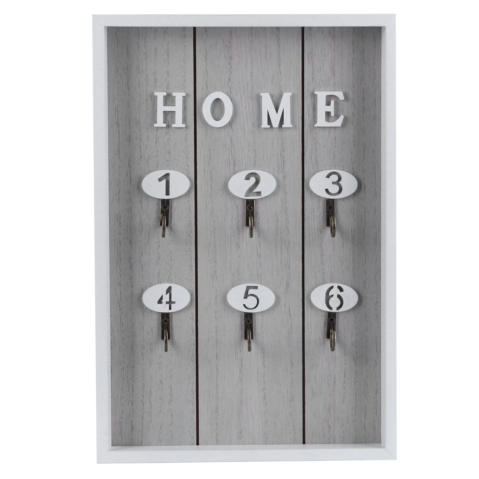 WallMounted Key Rack Wooden Key Organizer Hanger Decorative Key Hanging Holder — image 1