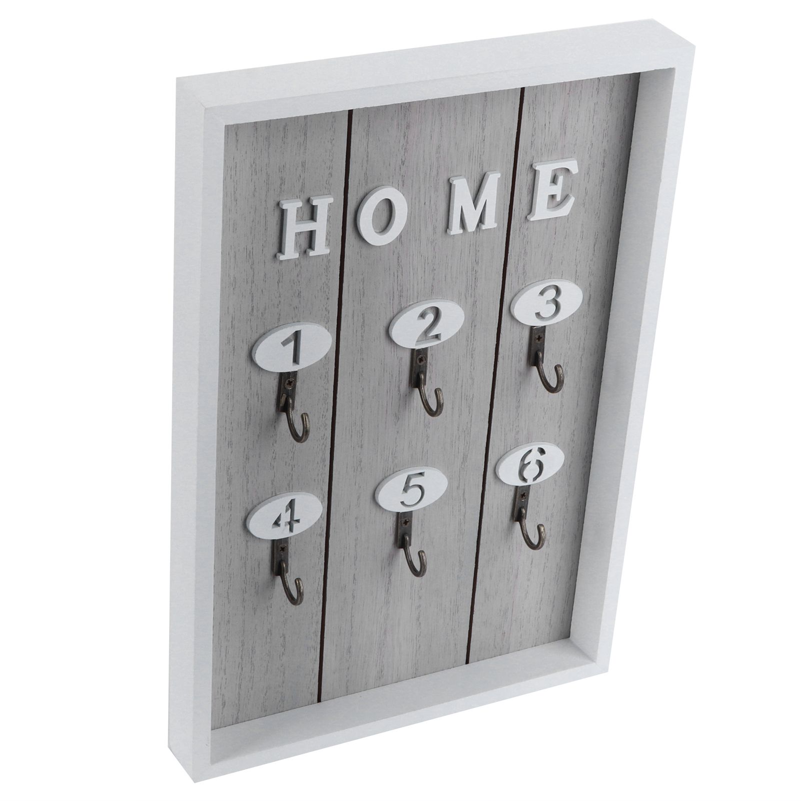 WallMounted Key Rack Wooden Key Organizer Hanger Decorative Key Hanging Holder view 3