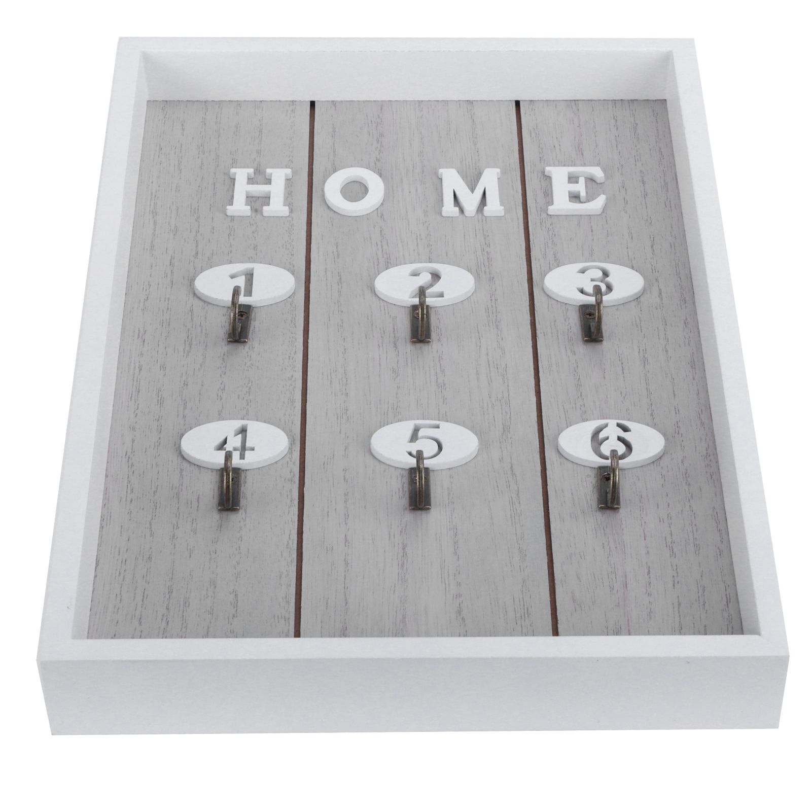 WallMounted Key Rack Wooden Key Organizer Hanger Decorative Key Hanging Holder view 4