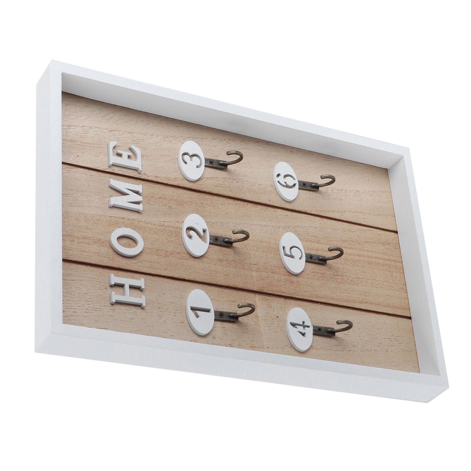 WallMounted Key Rack Wooden Key Organizer Hanger Decorative Key Hanging Holder view 8
