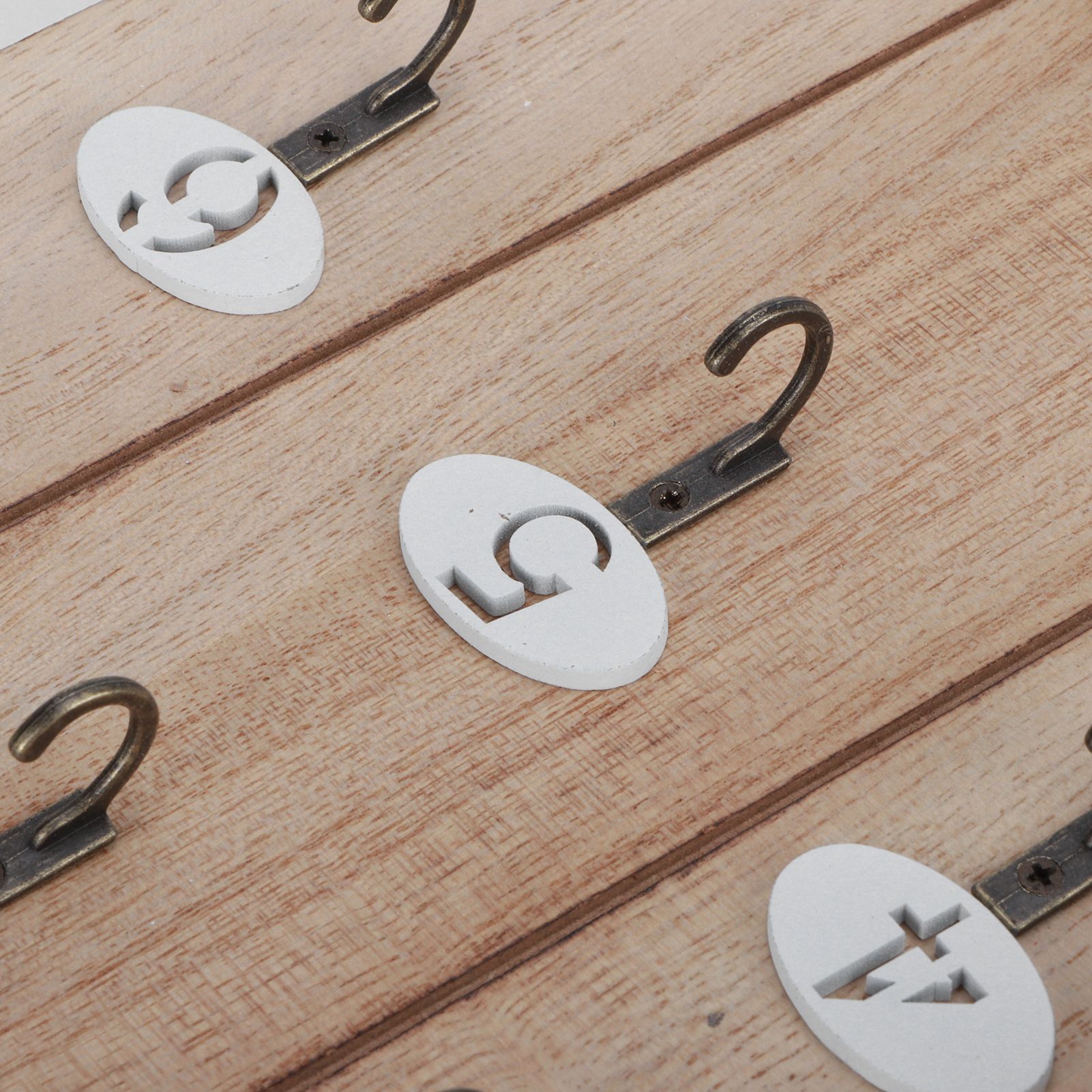 WallMounted Key Rack Wooden Key Organizer Hanger Decorative Key Hanging Holder view 12