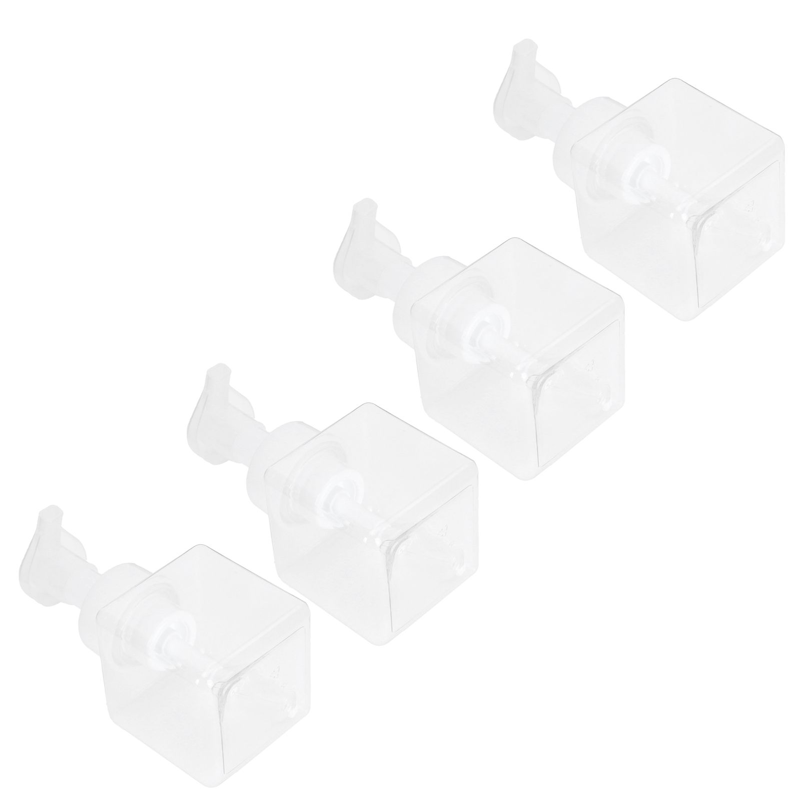 4PCS 250ml Clear Plastic Pump Bottles Foaming Soap Dispenser Refillable Foam view 8