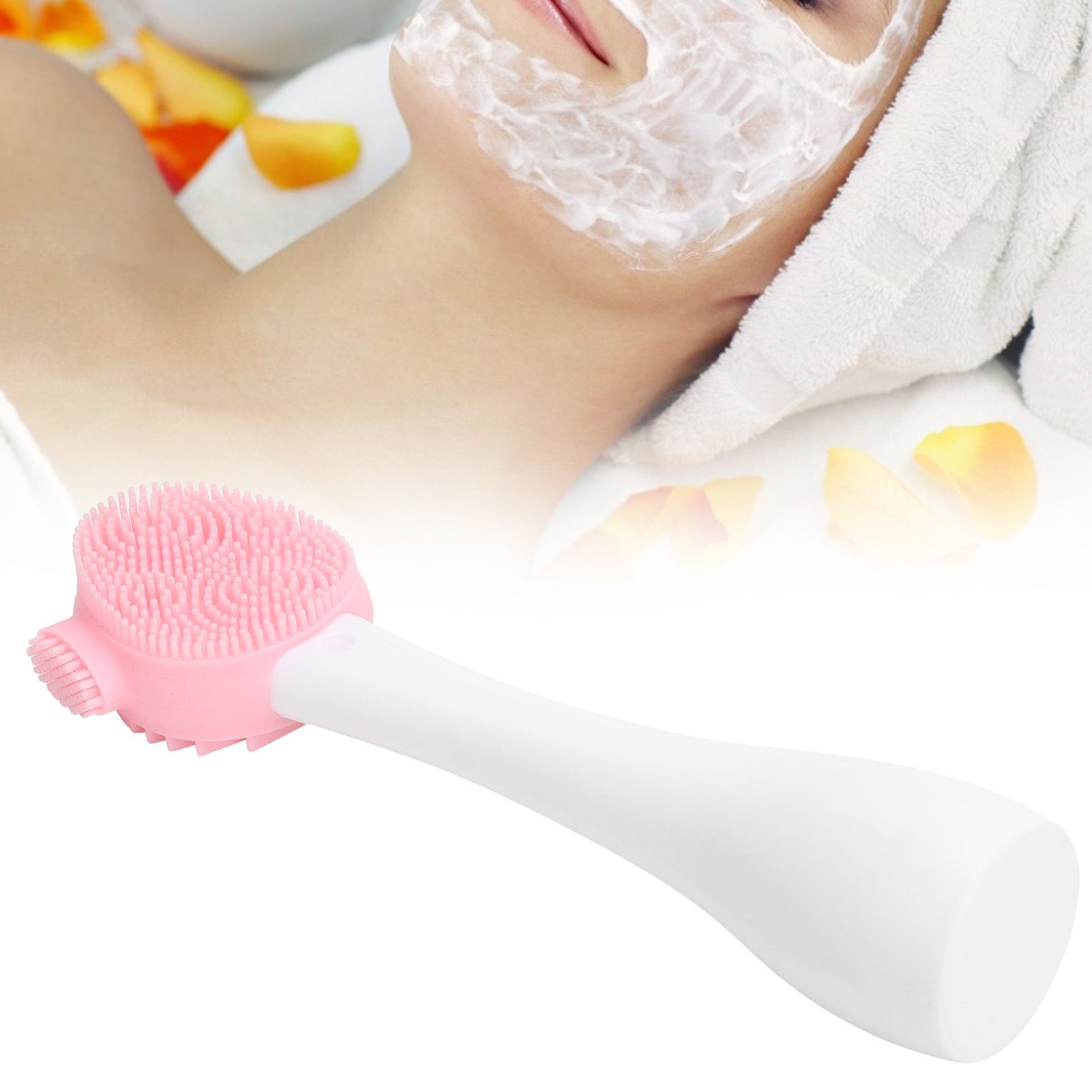 Handheld Silicone Face Cleaning Brush Mask DIY Mixing Stick Makeup Cleansing view 10