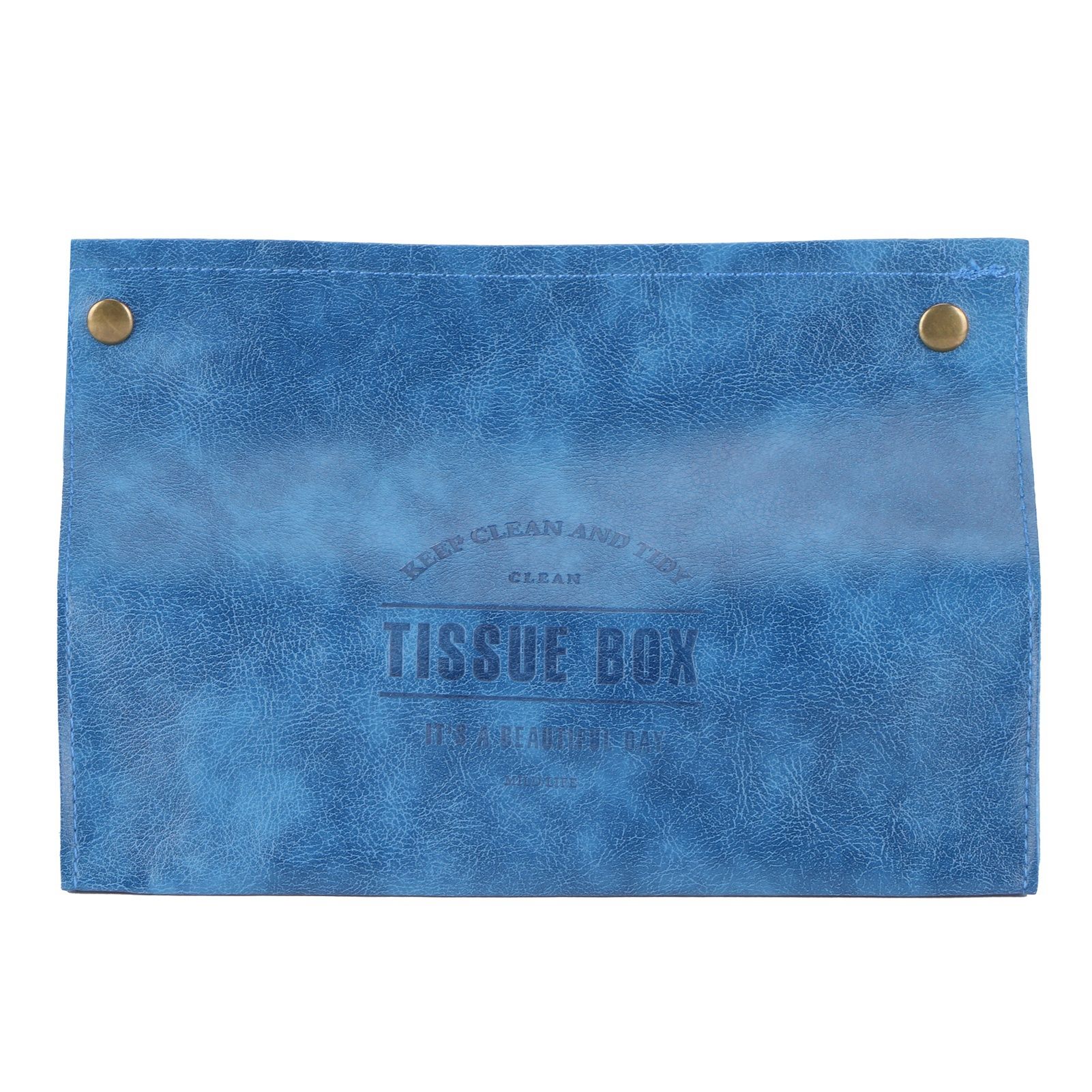 PU Leather Originality Tissue Box Desktop Tissue Organizer for Bedroom Living view 4