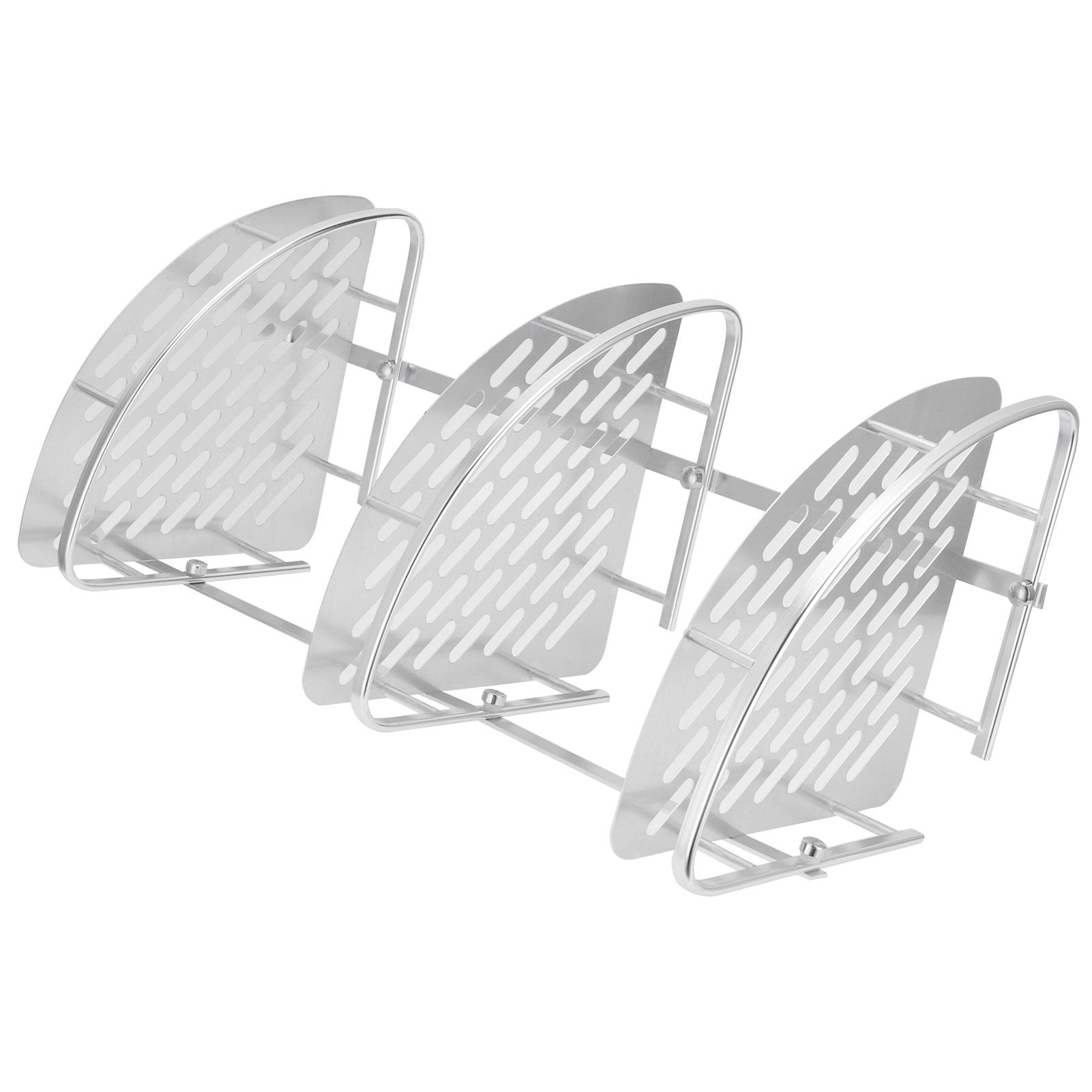 3 Tiers Corner Shower Shelf Wall Mounted Shower Organizer Storage Rack for view 4