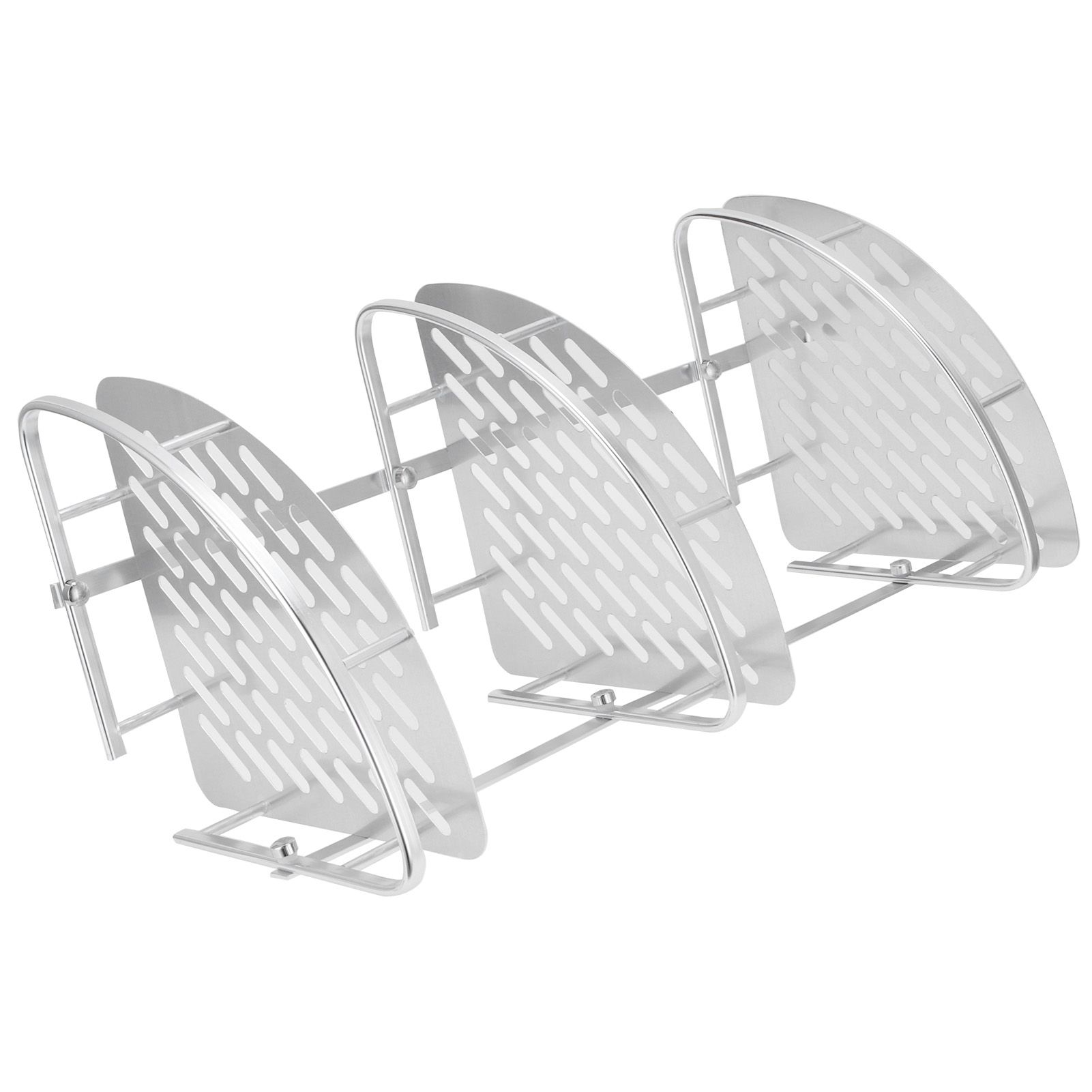 3 Tiers Corner Shower Shelf Wall Mounted Shower Organizer Storage Rack for view 8