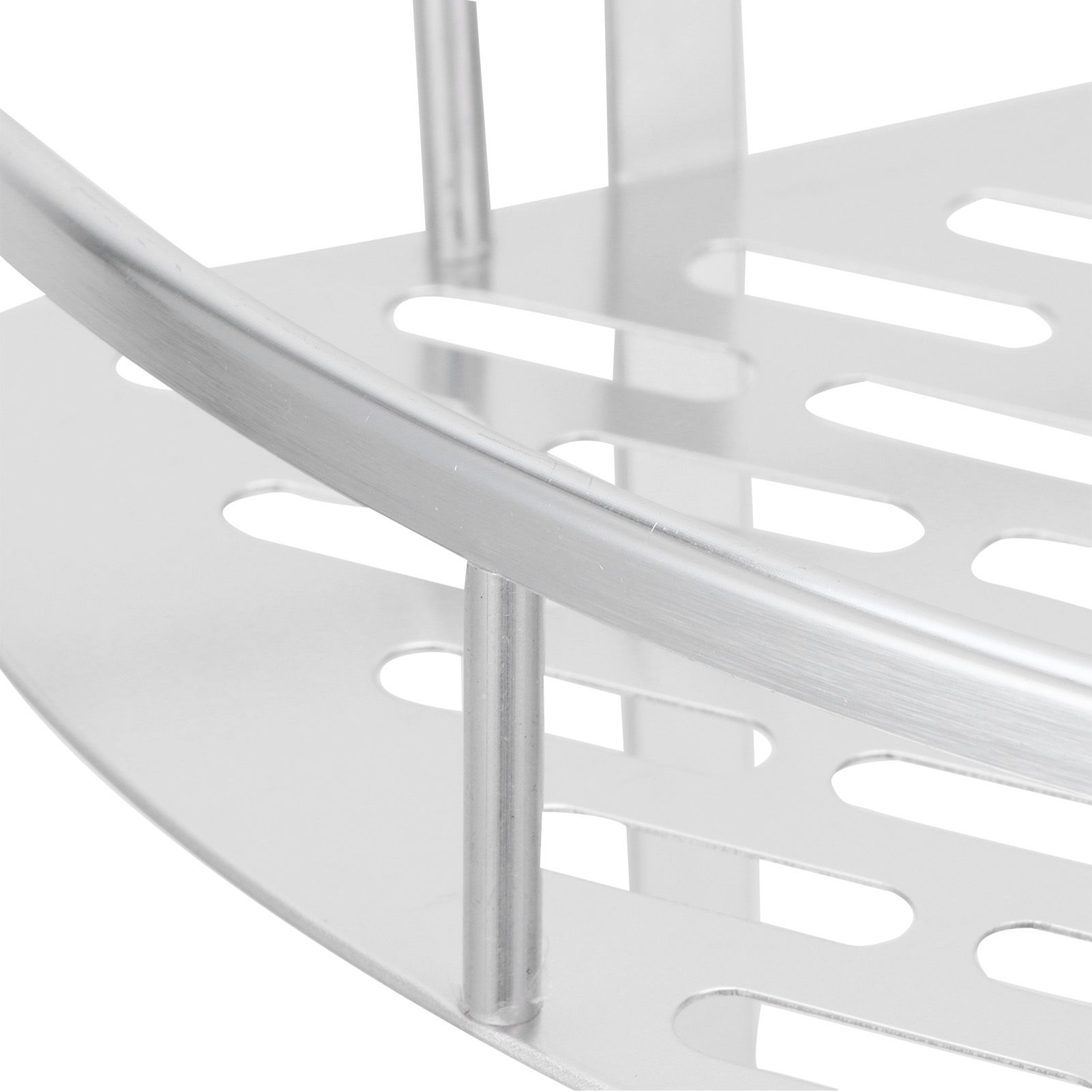 3 Tiers Corner Shower Shelf Wall Mounted Shower Organizer Storage Rack for view 13