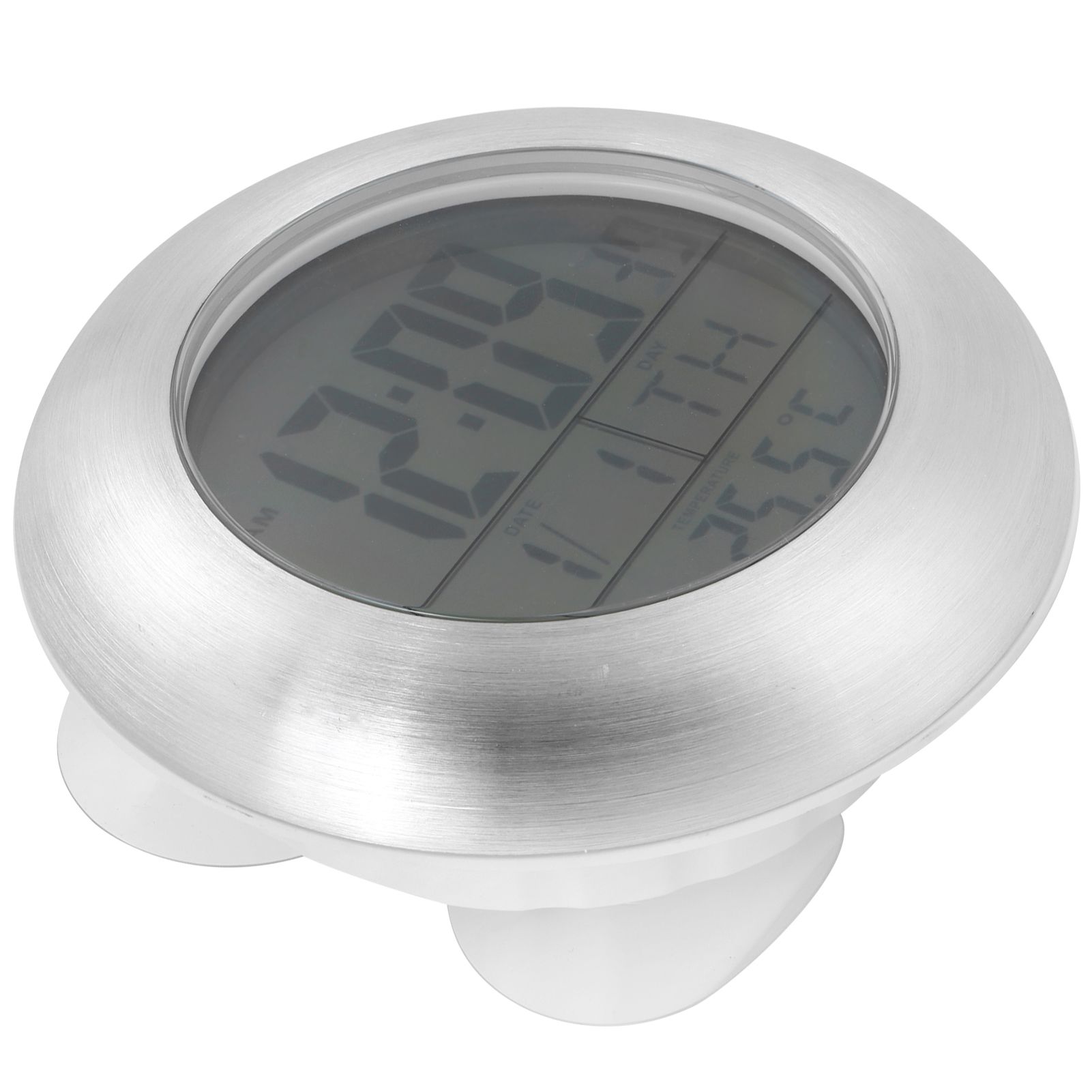 Shower Wall Clock Portable Waterproof Digital Clock with Temperature Calendar view 6