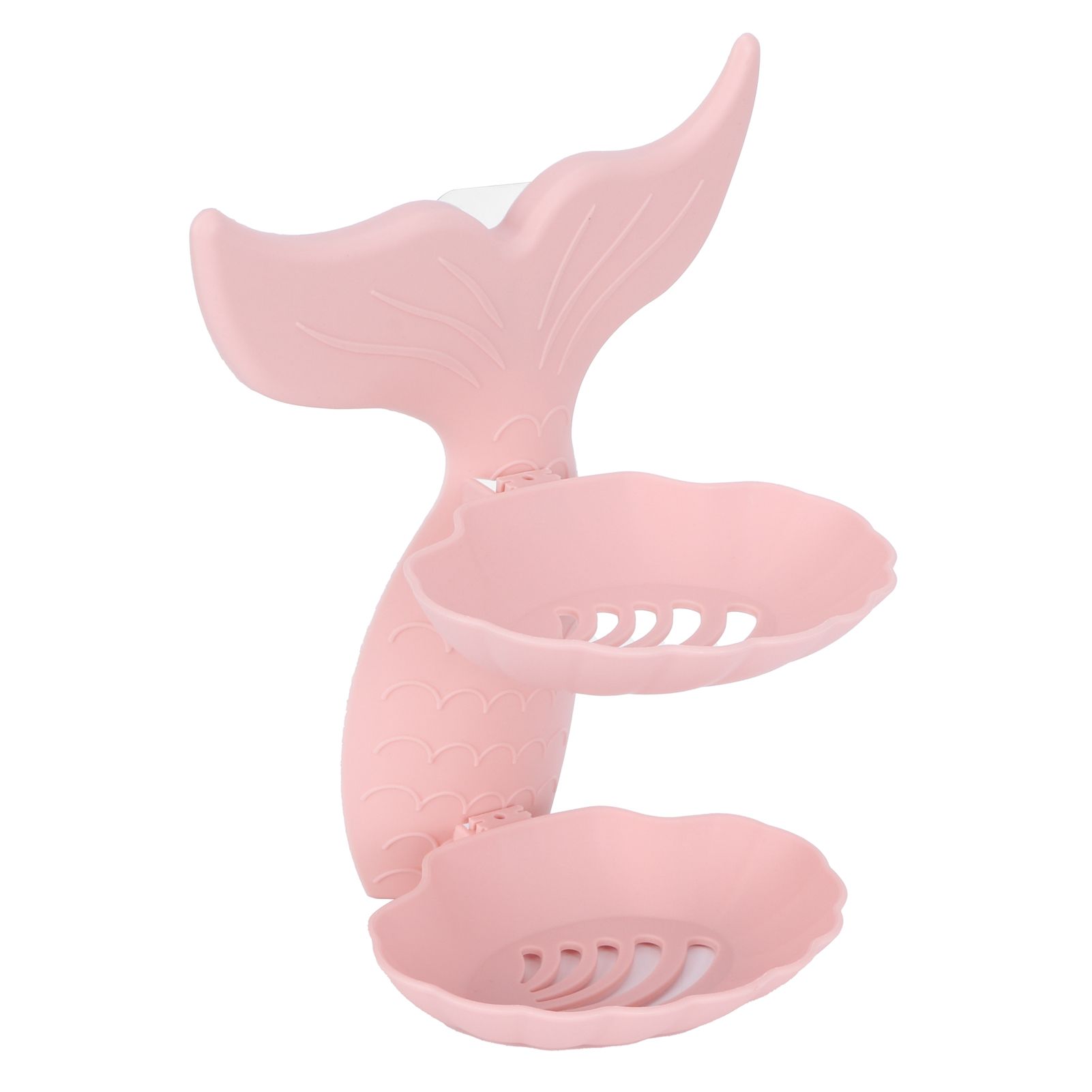 Double Layers Soap Box Wall-Mounted Soap Holder Drain Rack for Bathroom Supplies view 2
