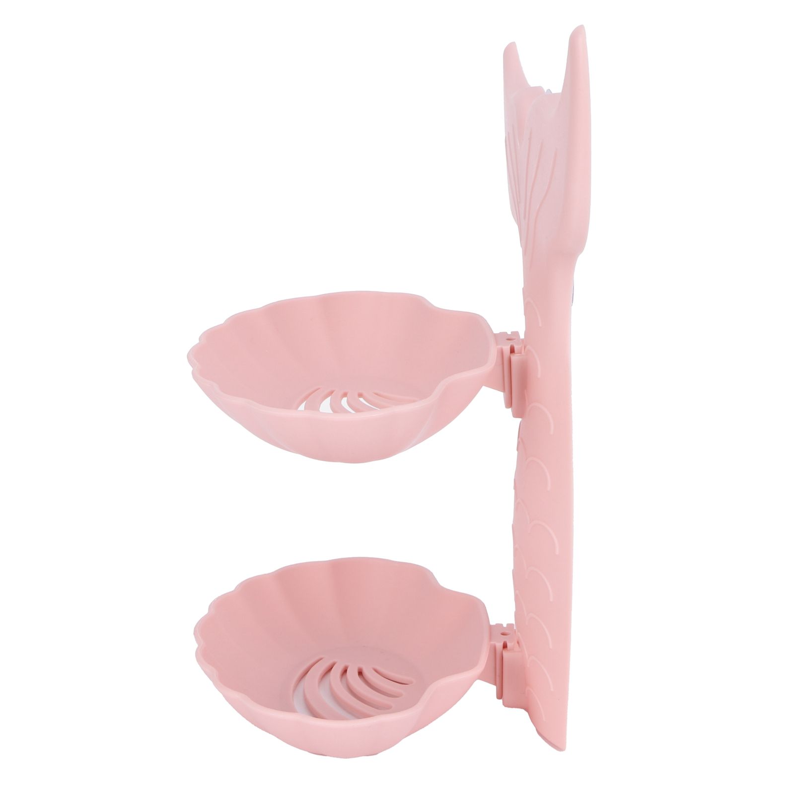 Double Layers Soap Box Wall-Mounted Soap Holder Drain Rack for Bathroom Supplies view 3