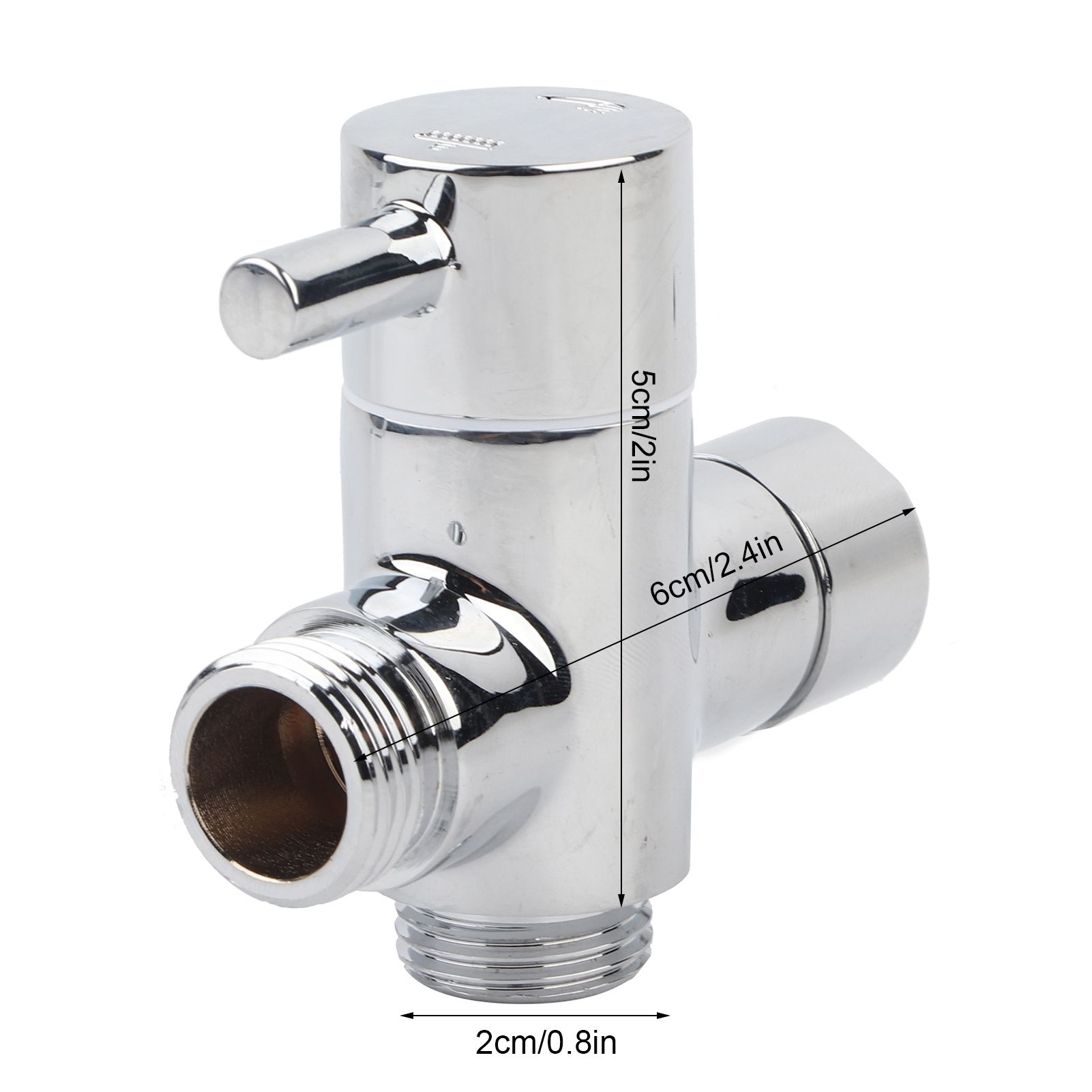 G1/2 Shower Head Diverter Valve Shower Arm Splitter for Hand Showerhead and view 14