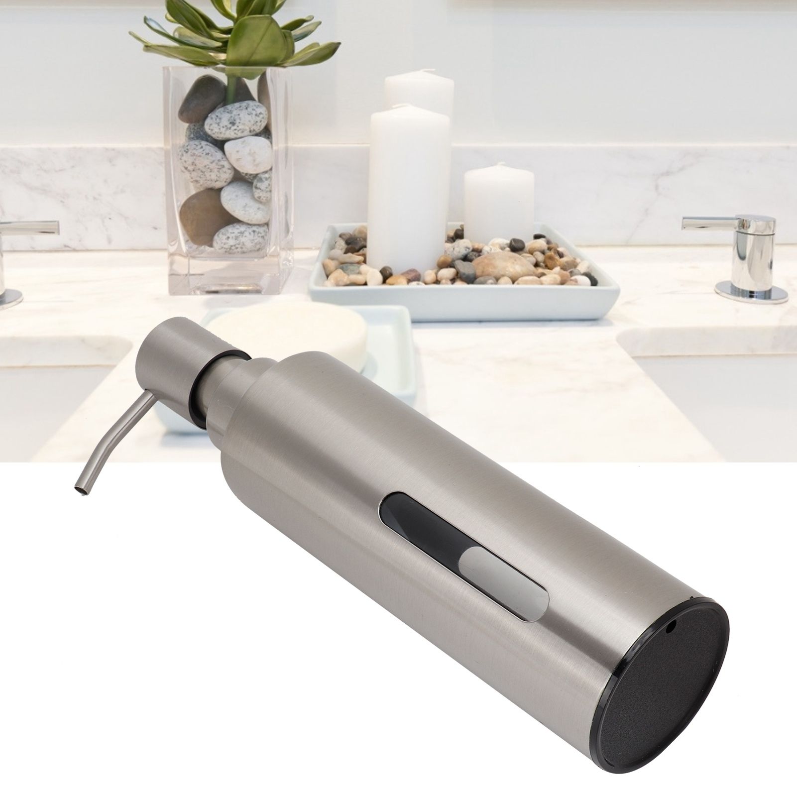 Liquid Soap Dispenser Shower Gel Lotion Bottle Container Home Bathroom Accessory view 9