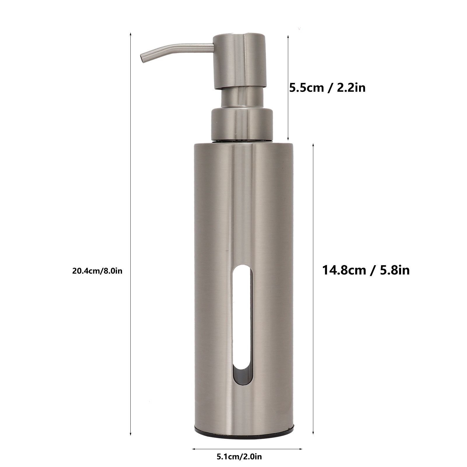Liquid Soap Dispenser Shower Gel Lotion Bottle Container Home Bathroom Accessory view 13