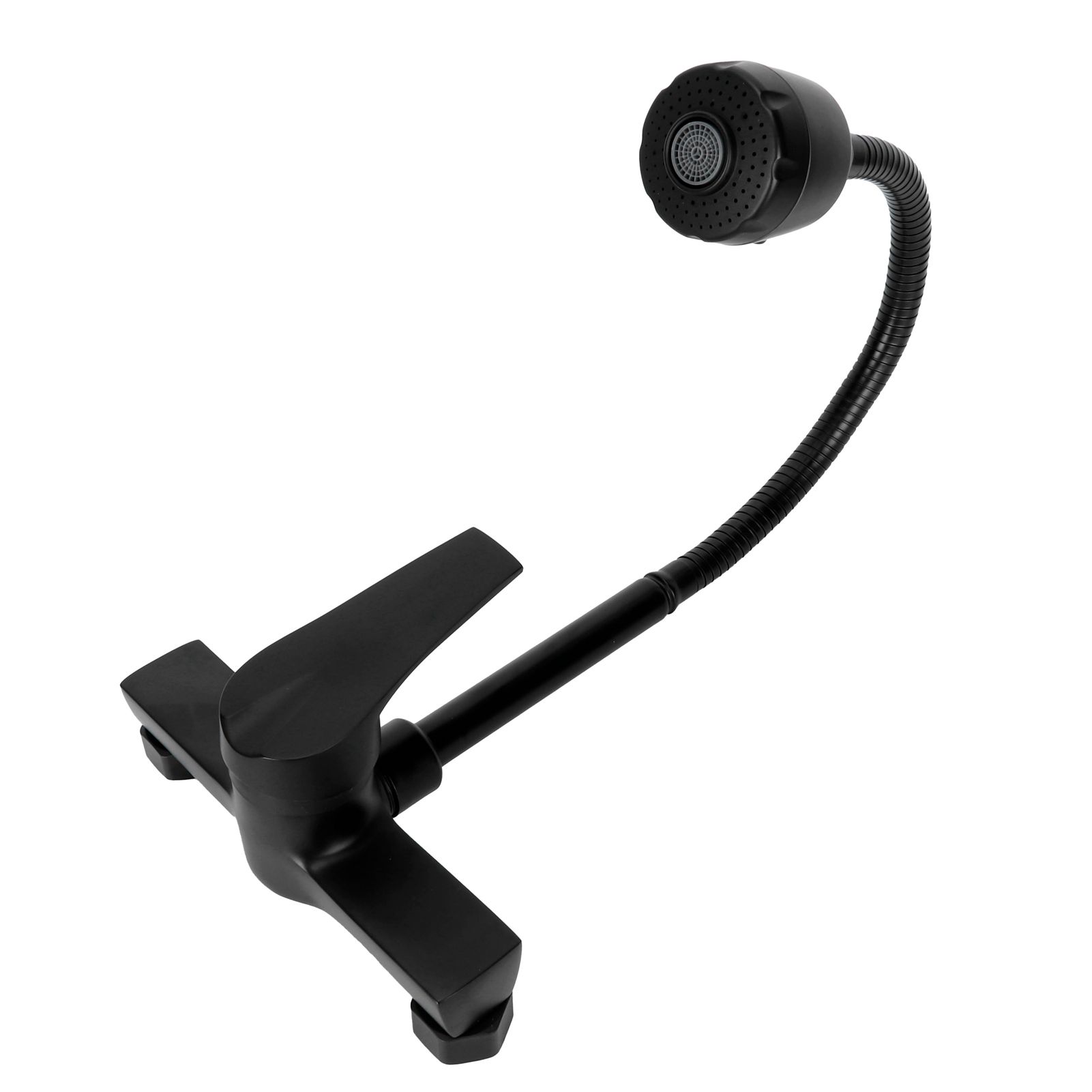 G1/2 Wall Mounted Faucet Bathtub Hot and Cold 360 Degree Rotation Water Mixer Tap view 5
