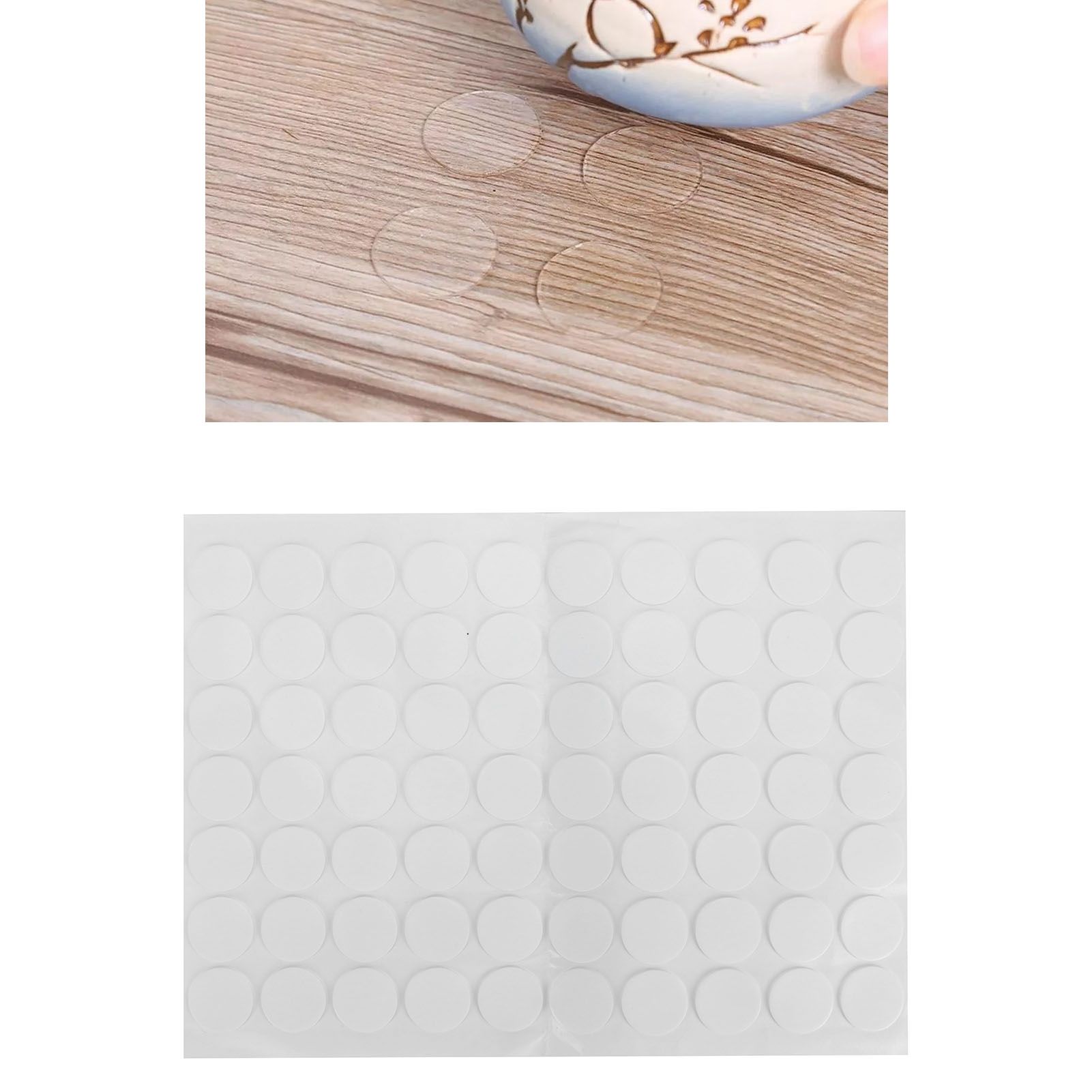 70Pcs Round Sticker Acrylic Acid Transparent Double Sided Adhesive Tape for view 12