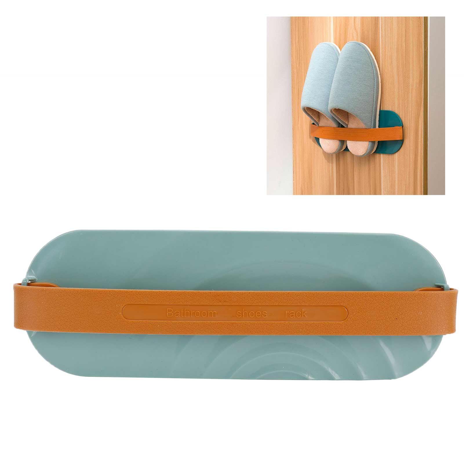 Wall Mounted Shoes Rack Slipper Holder Storage Organizer Hanging Drainage view 12