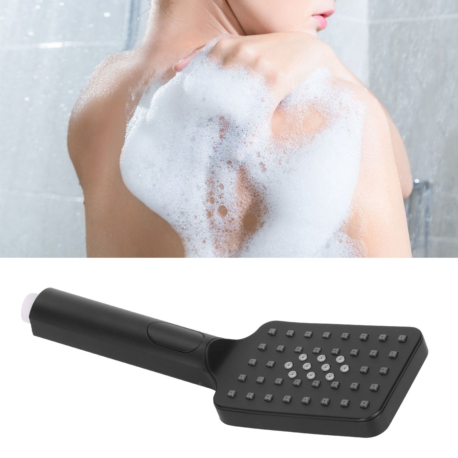 G1/2in High Pressure Handheld Shower Head Water Saving Shower Sprayer Bathroom view 11