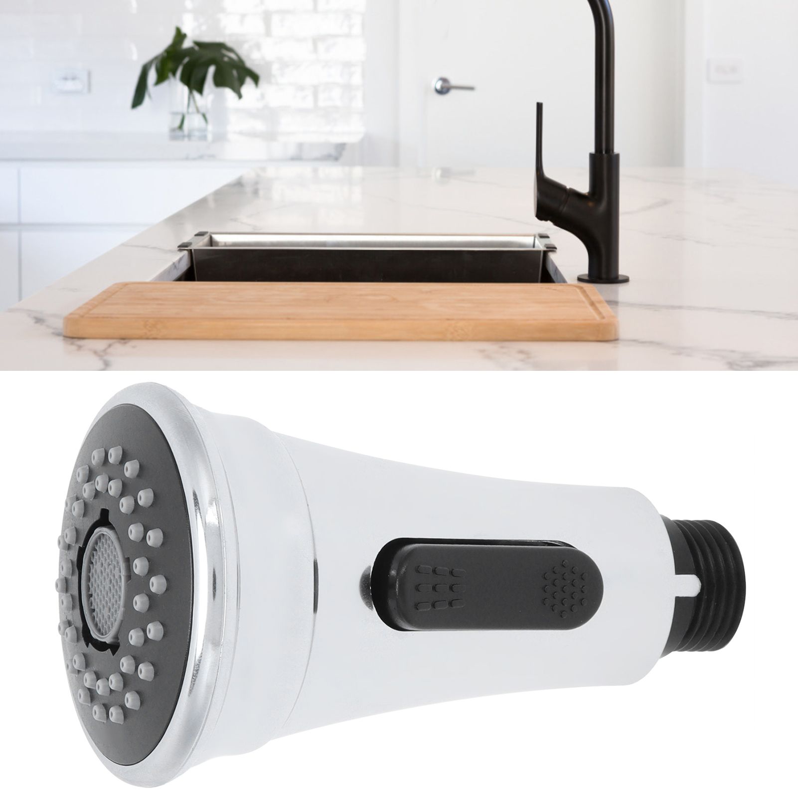G1/2in Kitchen Tap Pull Out Sprayer Washable Faucet Spray Head Nozzle Kitchen view 11