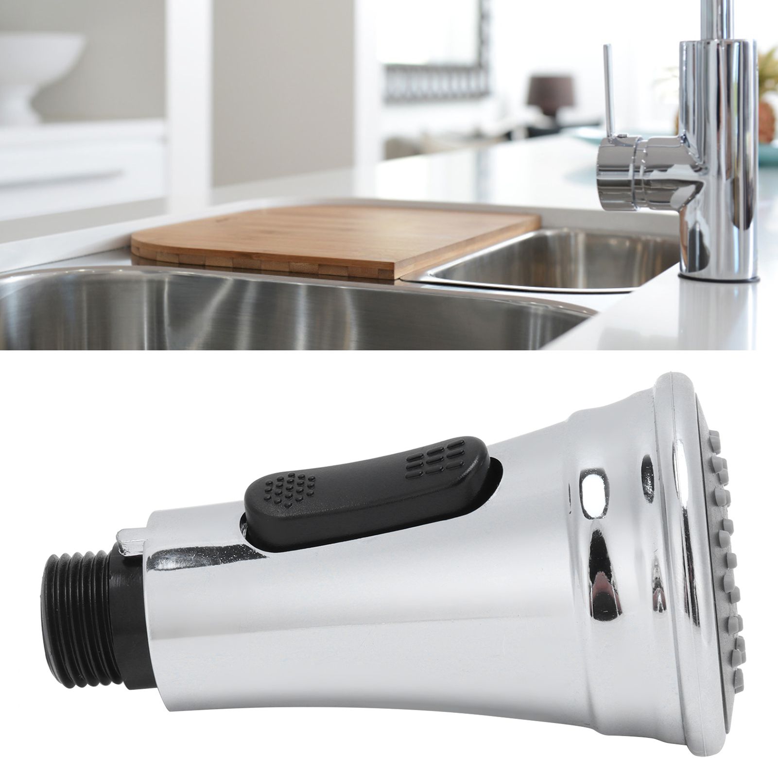 G1/2in Kitchen Tap Pull Out Sprayer Washable Faucet Spray Head Nozzle Kitchen view 12