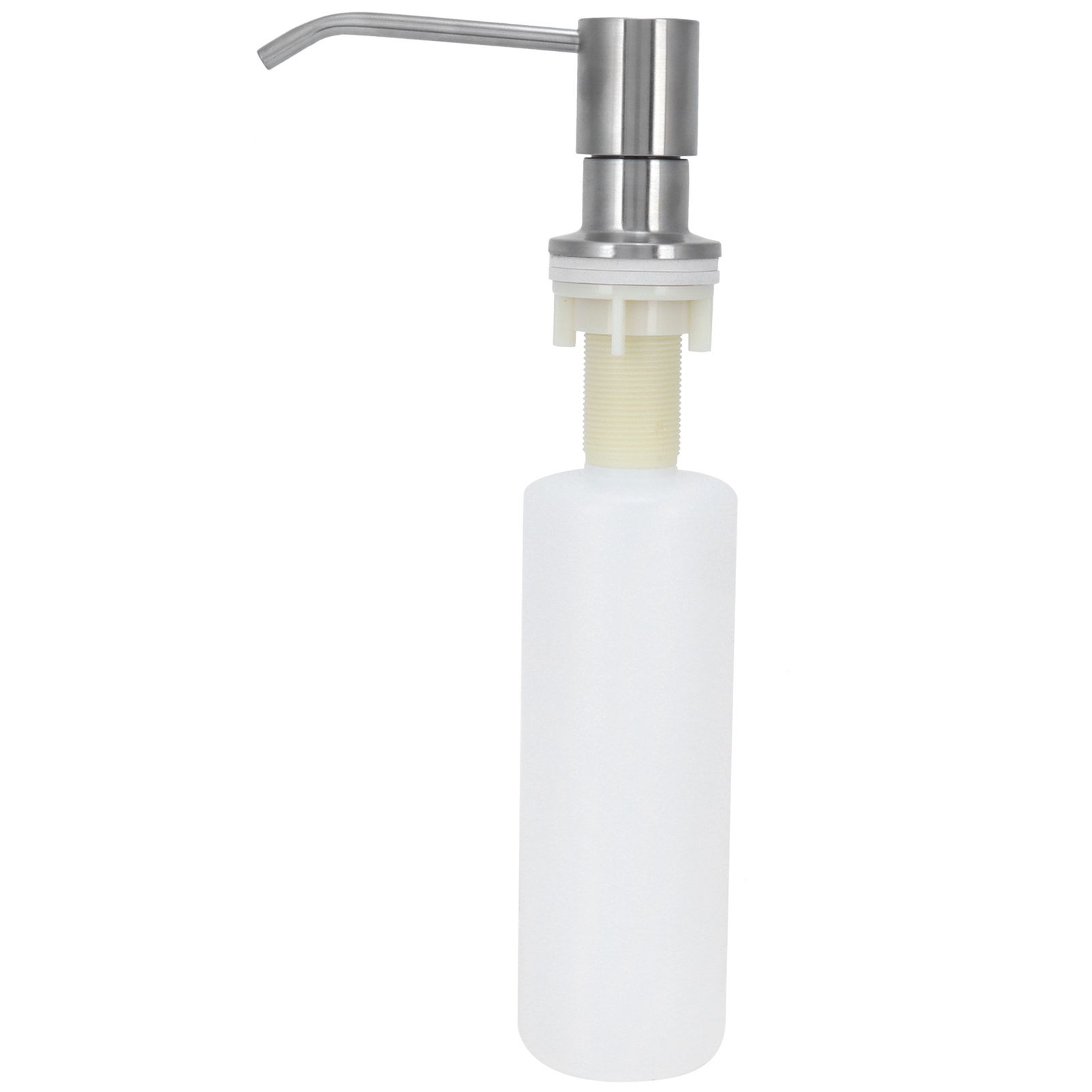 Kitchen Sink Soap Dispenser Brushed Refillable Reusable Lotion Pump Bottle
