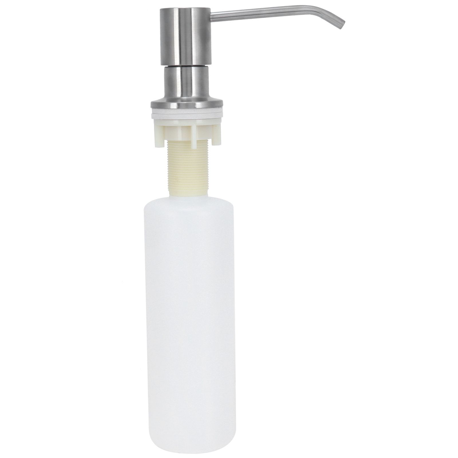 Kitchen Sink Soap Dispenser Brushed Refillable Reusable Lotion Pump Bottle view 10