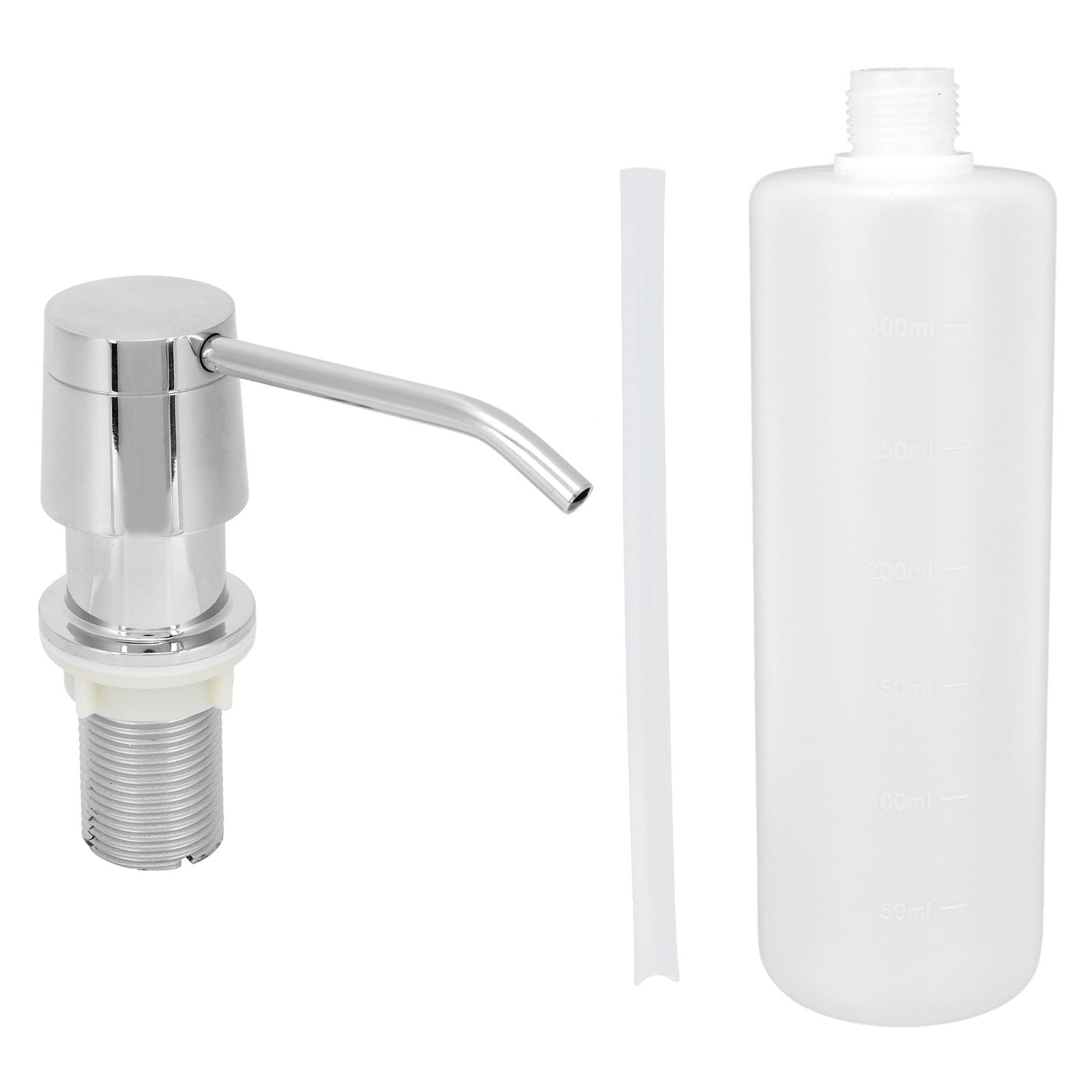 Sink Soap Dispenser 350ml Pump Soap Lotion Container Organizer Bathroom Accessory view 6